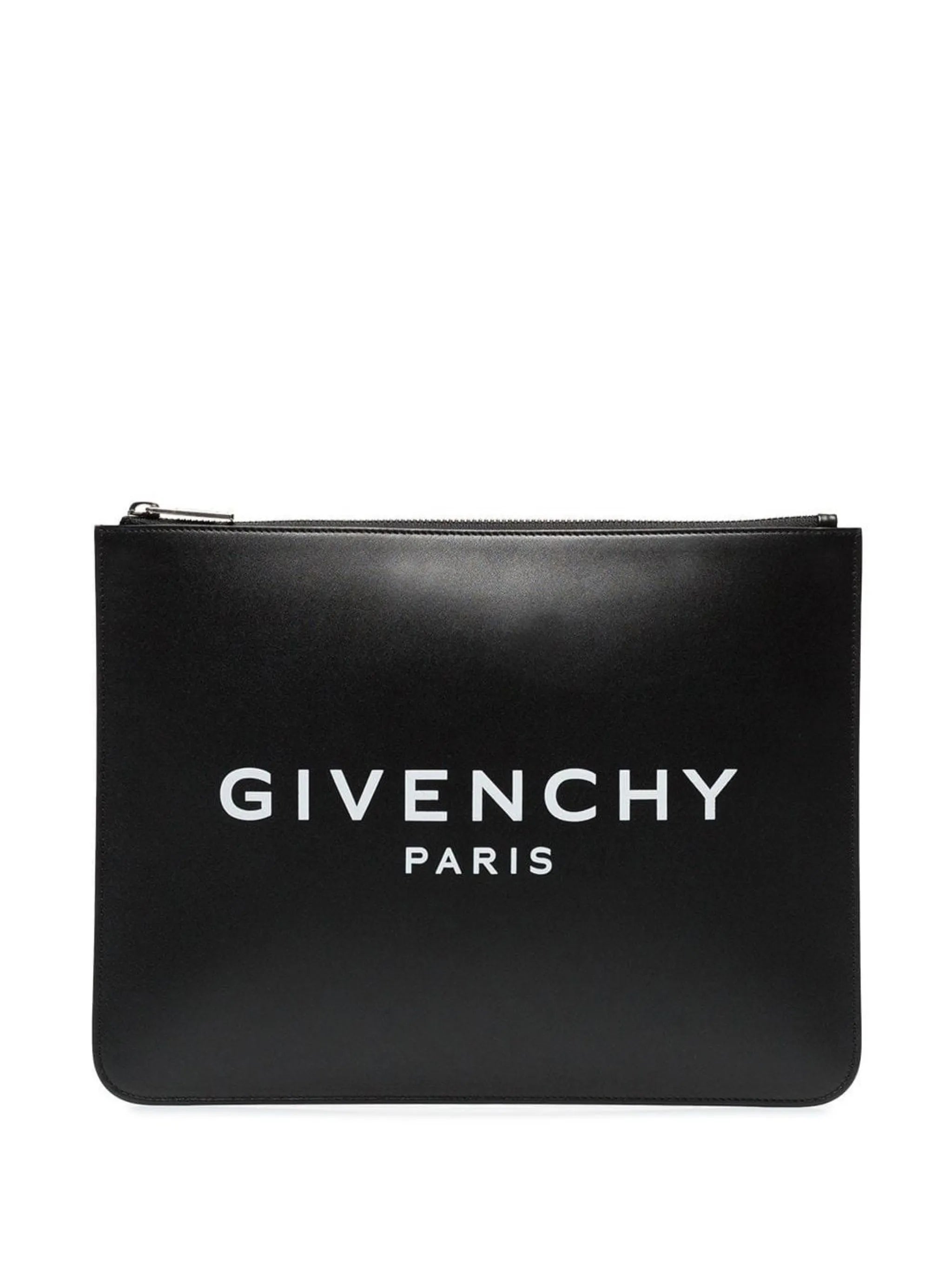 logo-printed clutch