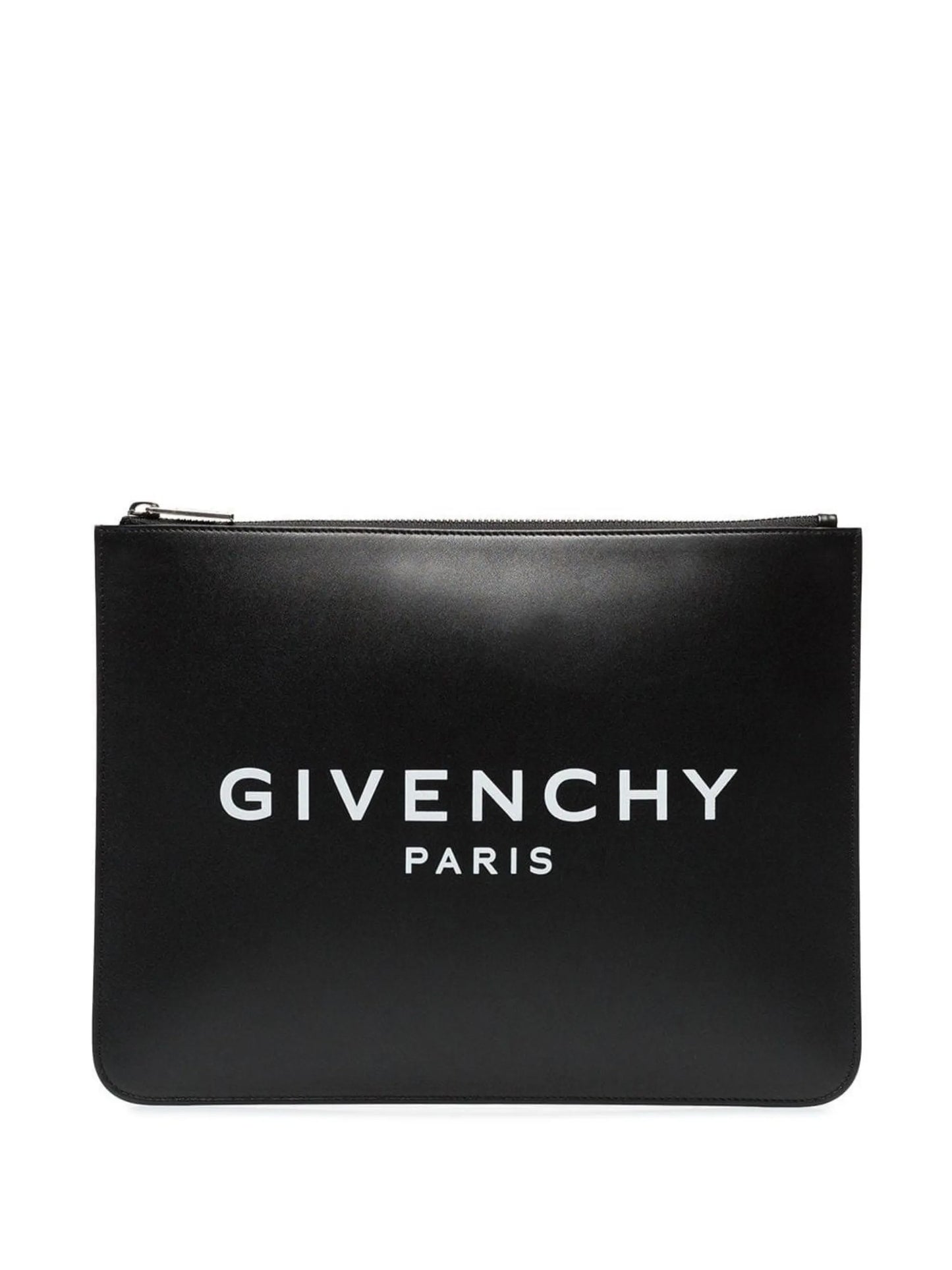 logo-printed clutch