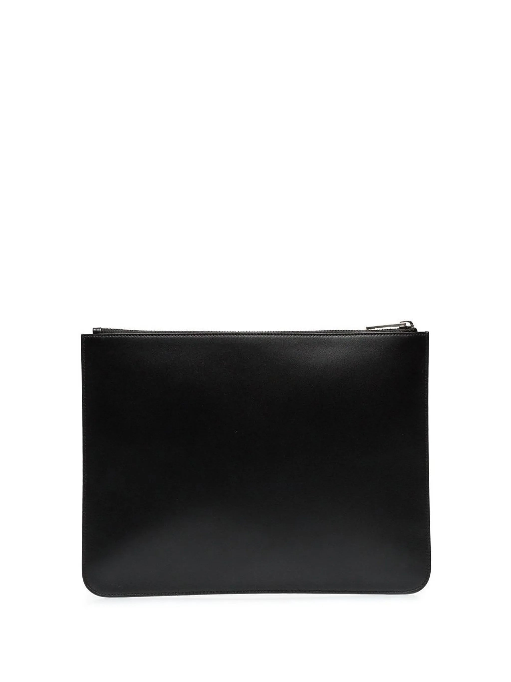 logo-printed clutch