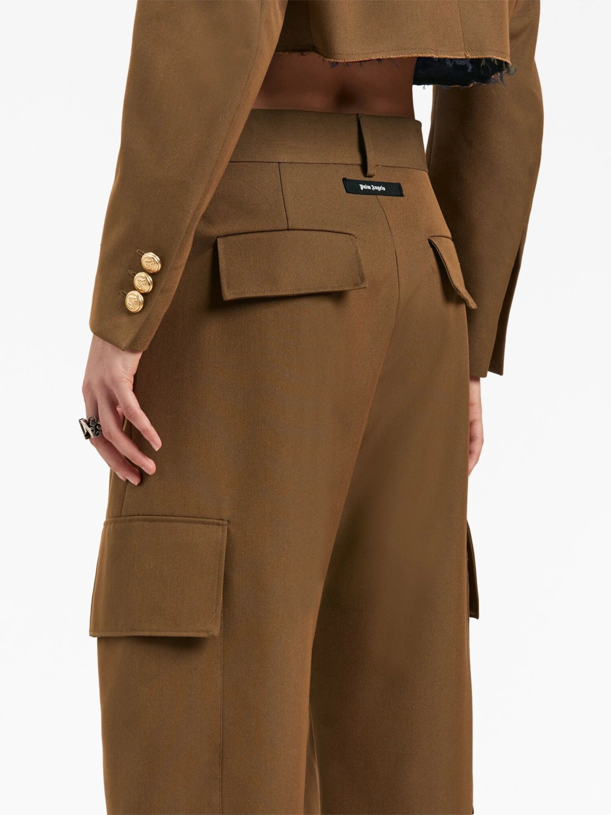 tapered cargo trousers