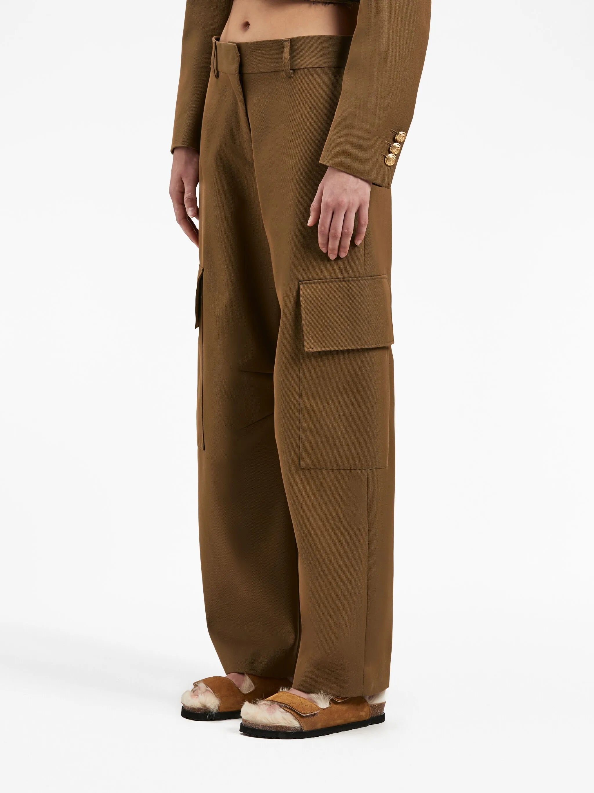 tapered cargo trousers