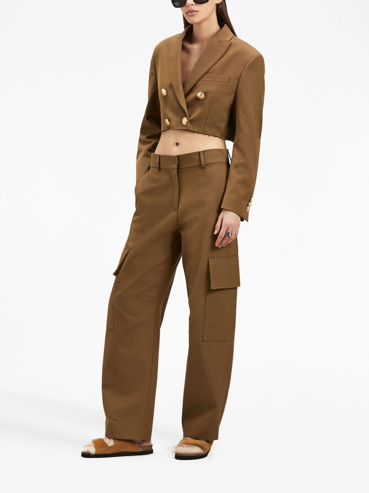 tapered cargo trousers