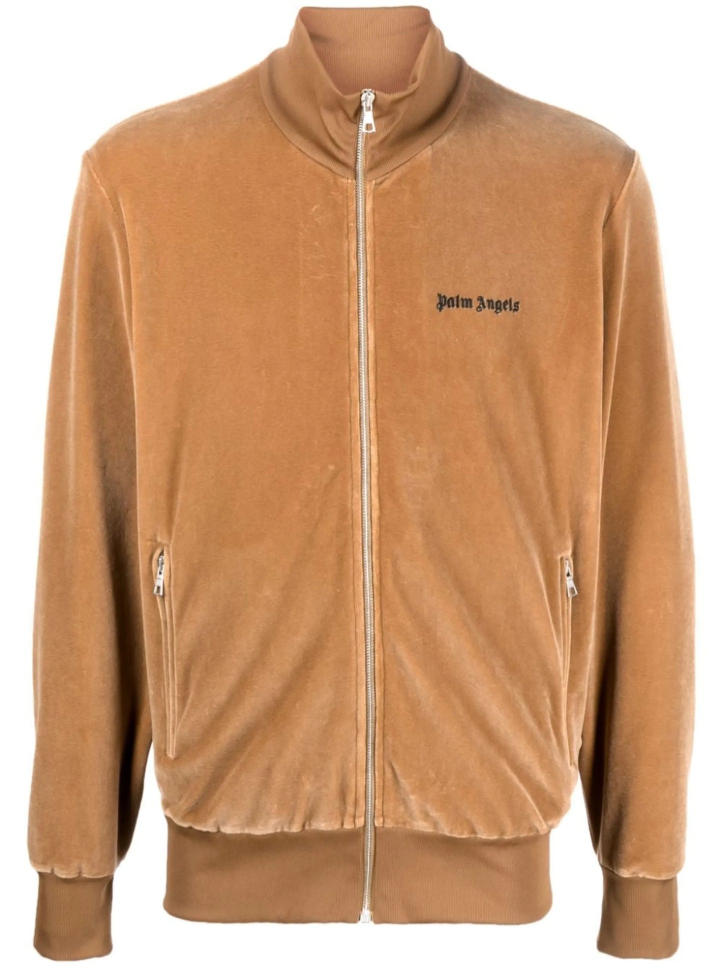 logo-print track jacket