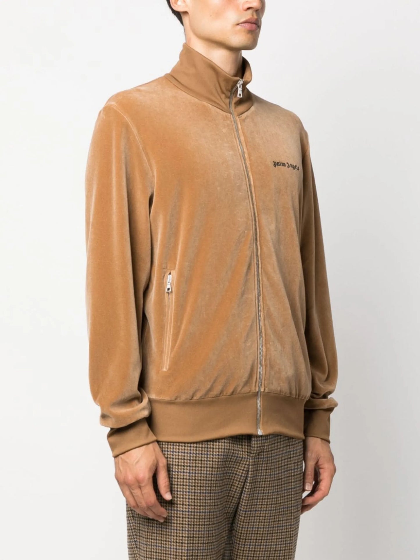 logo-print track jacket