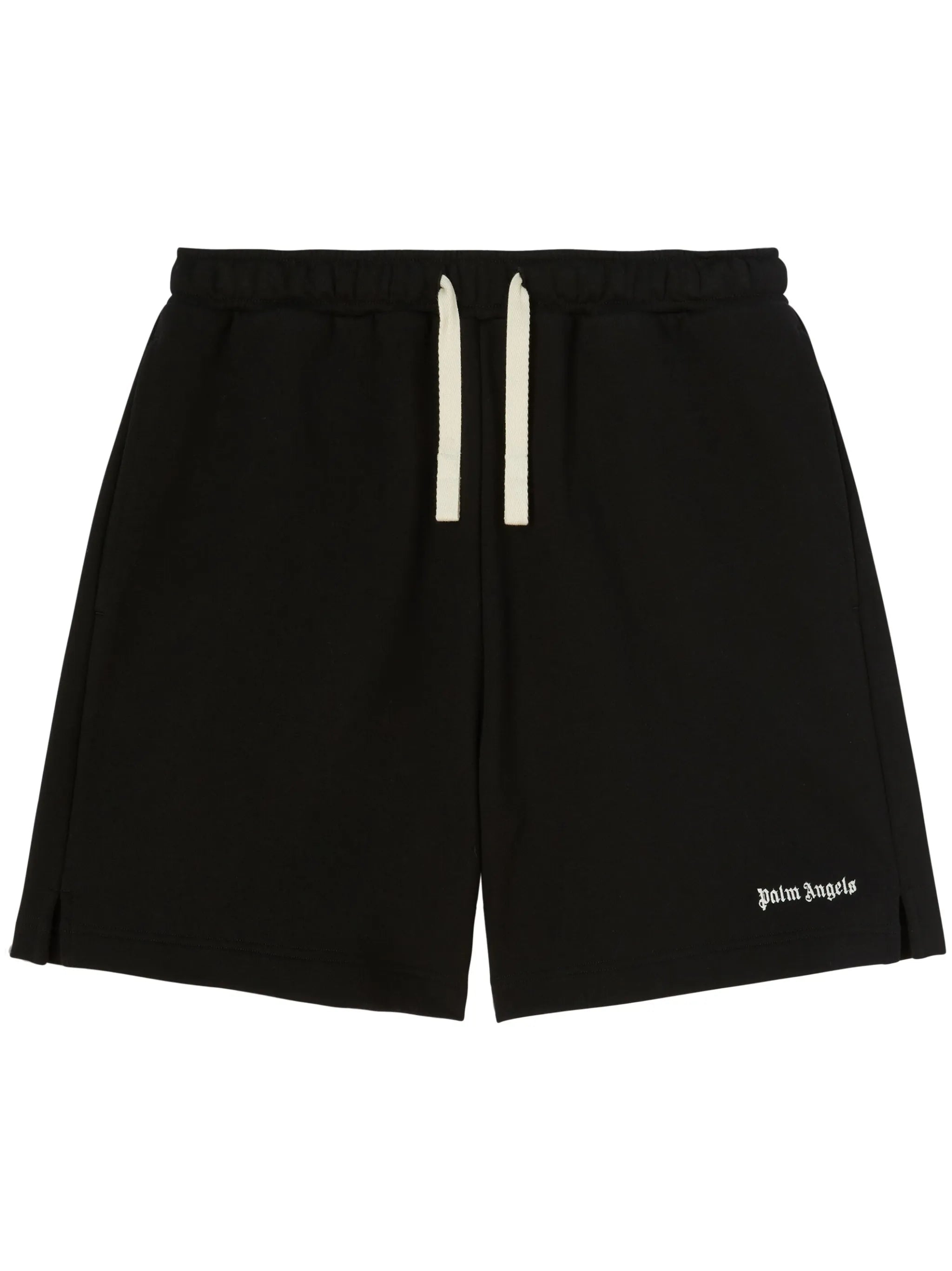 embroidered-logo track shorts