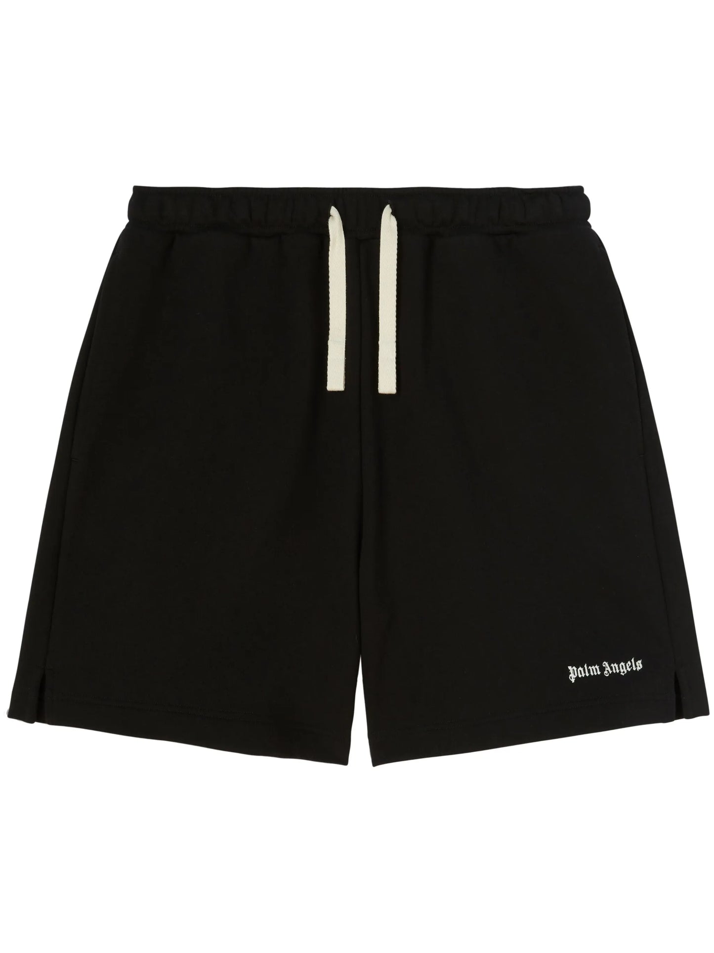 embroidered-logo track shorts