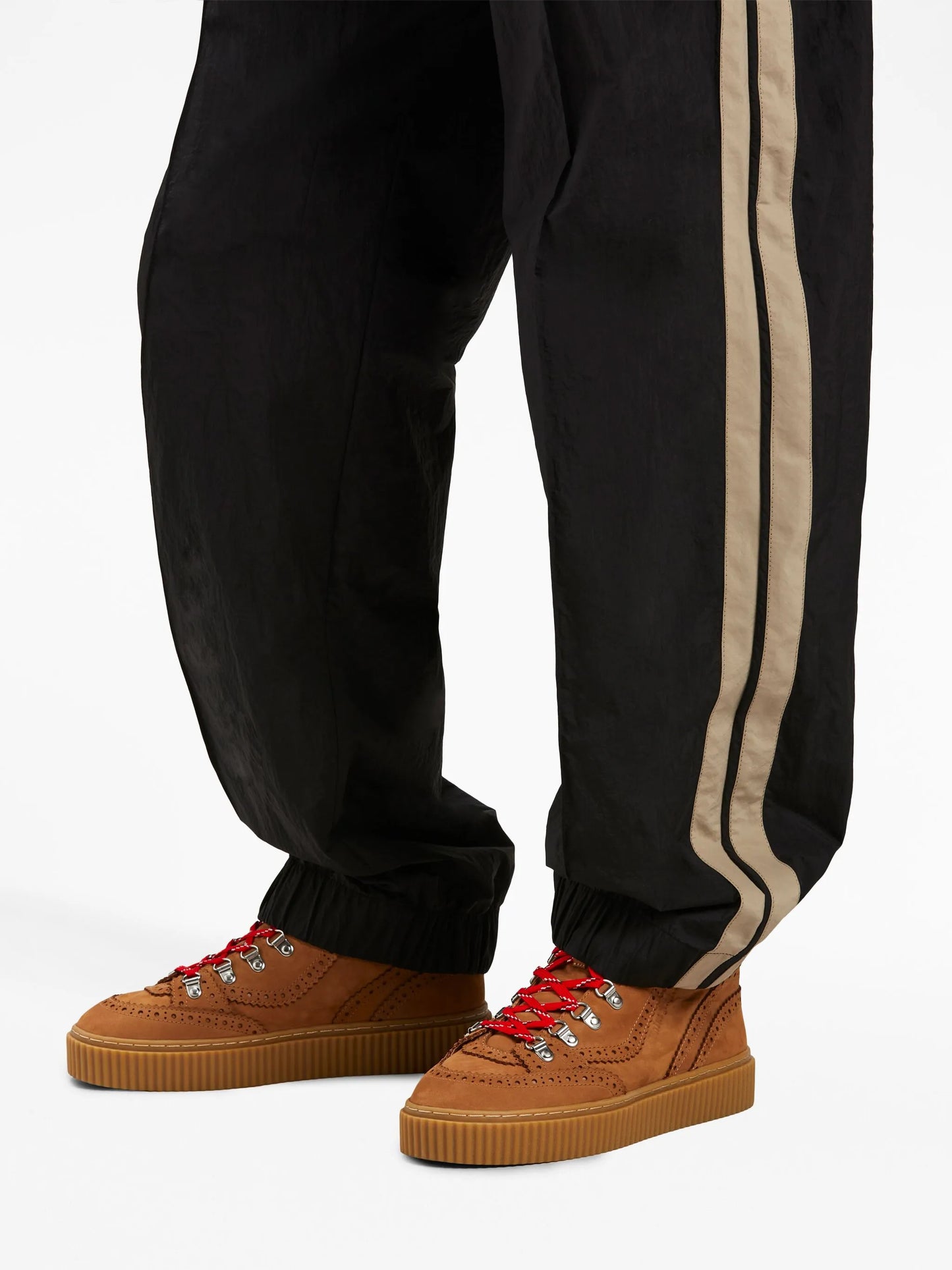 logo-print side-stripe track pants
