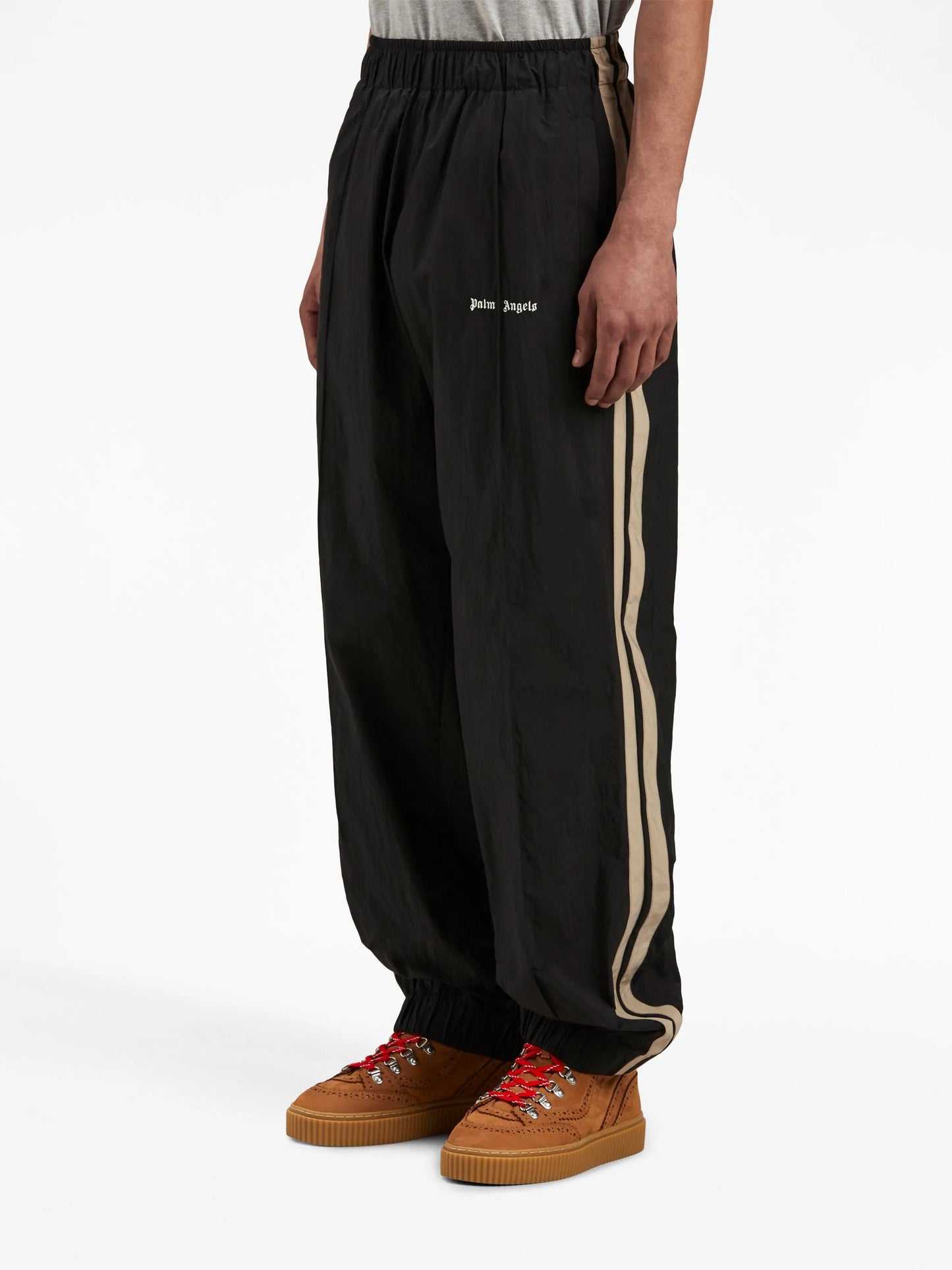 logo-print side-stripe track pants