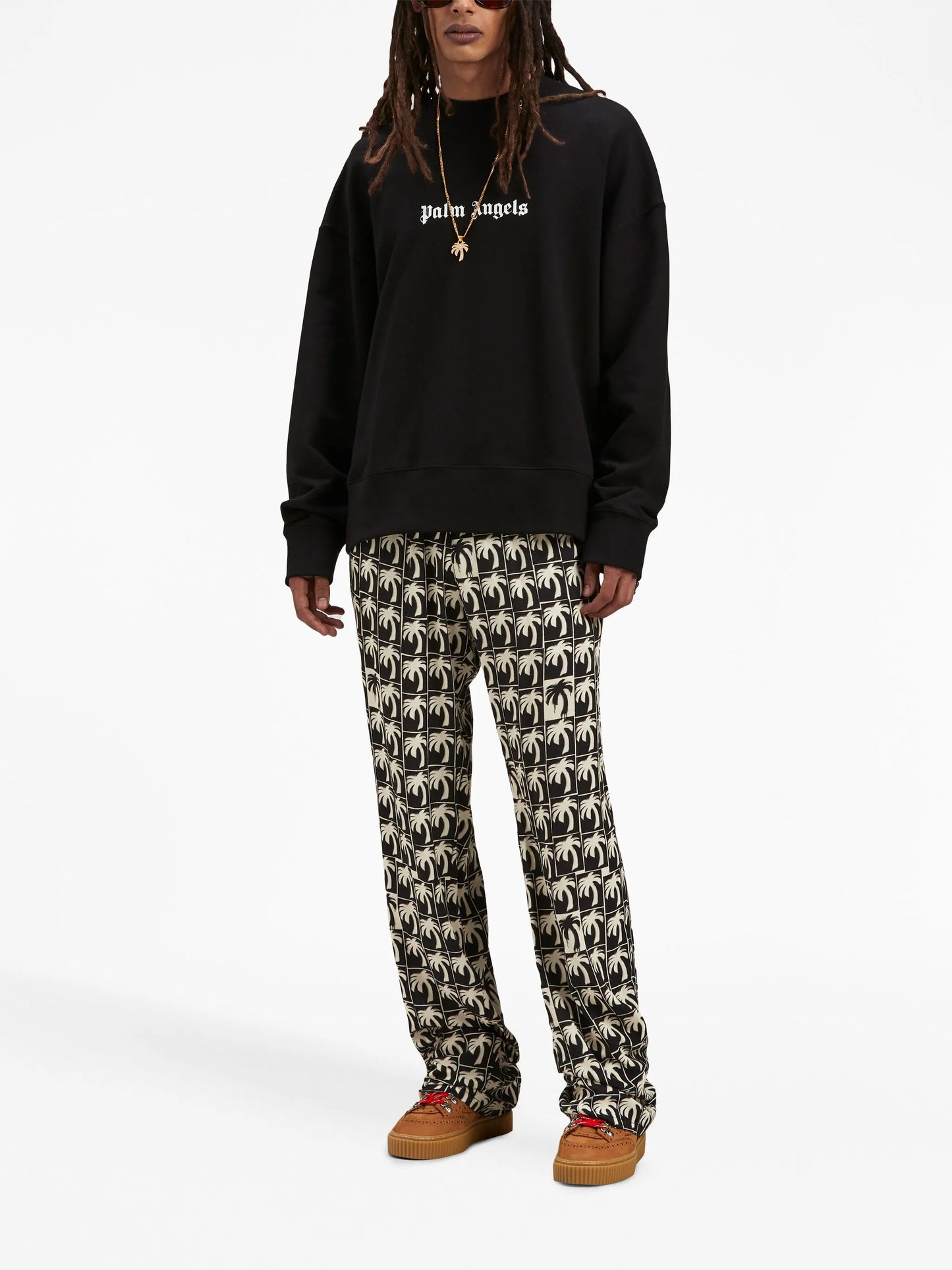 logo-print crew-neck sweatshirt
