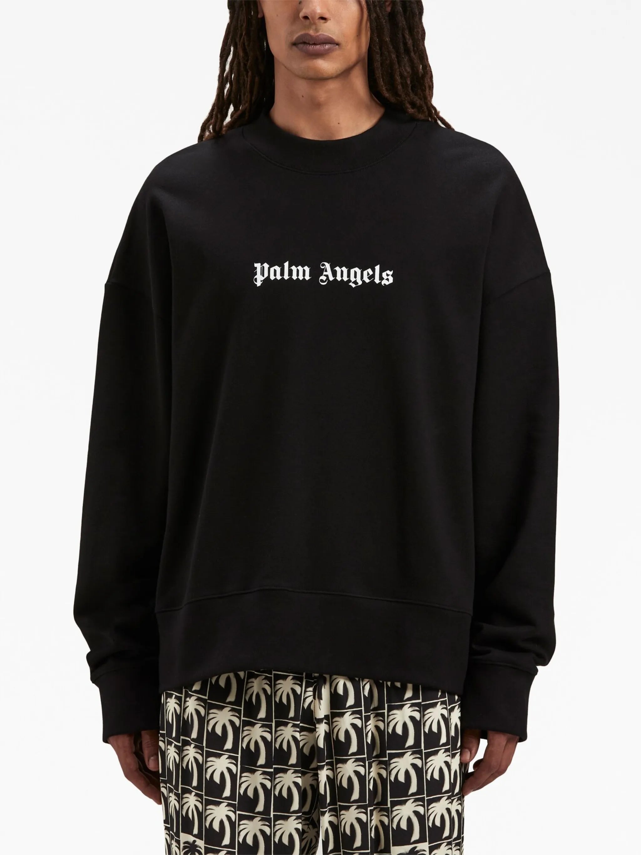 logo-print crew-neck sweatshirt