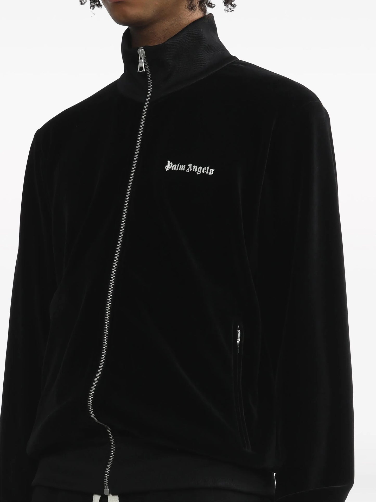 logo-print track jacket