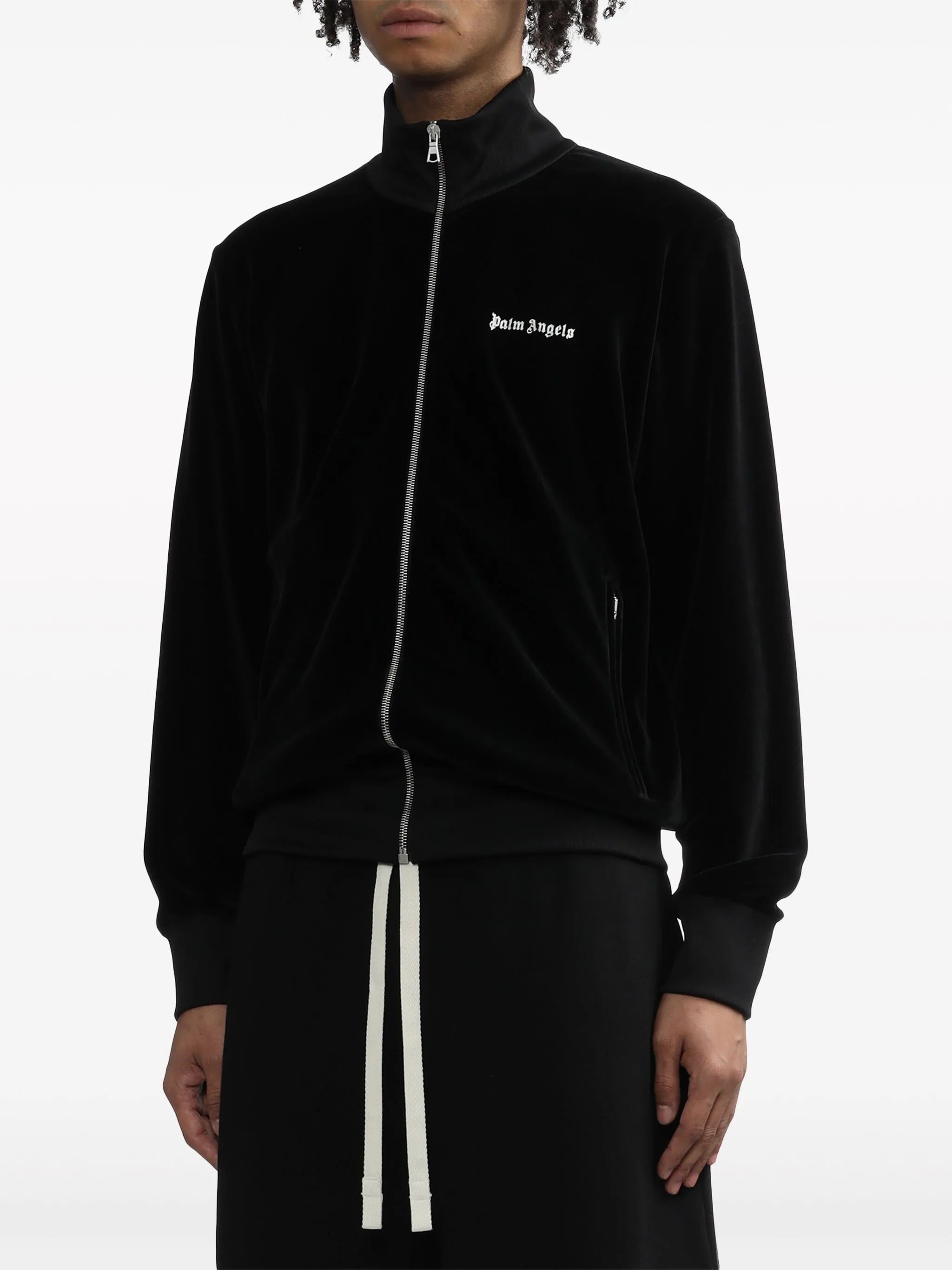 logo-print track jacket