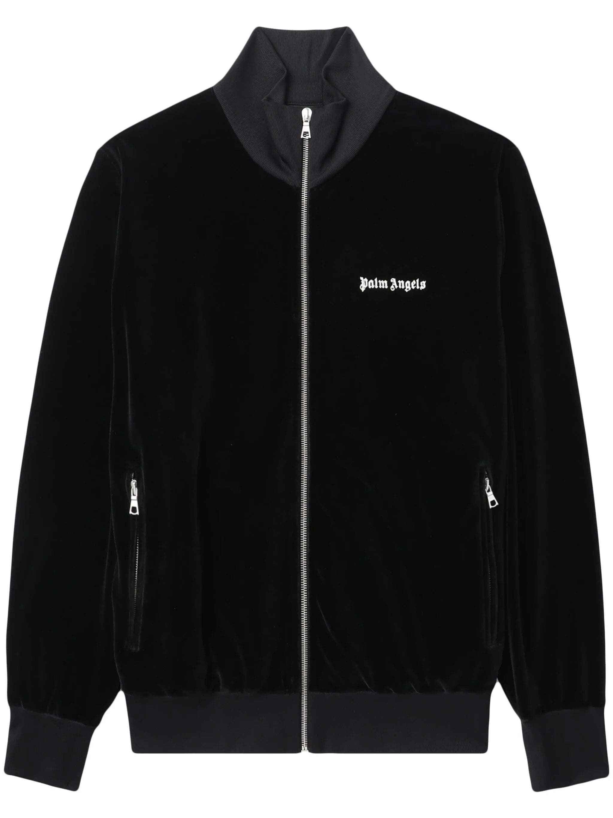 logo-print track jacket