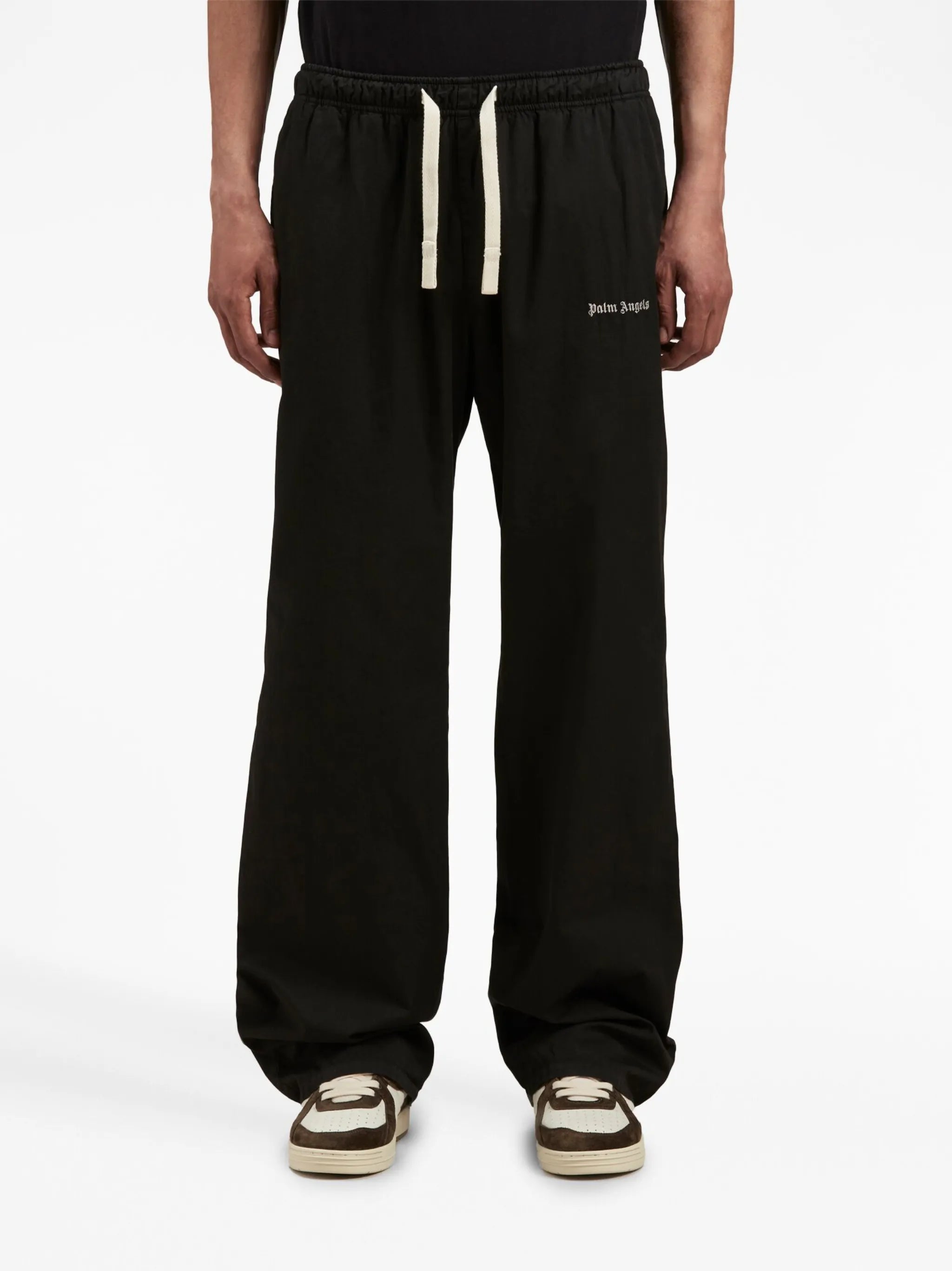 logo-print drawstring track pants