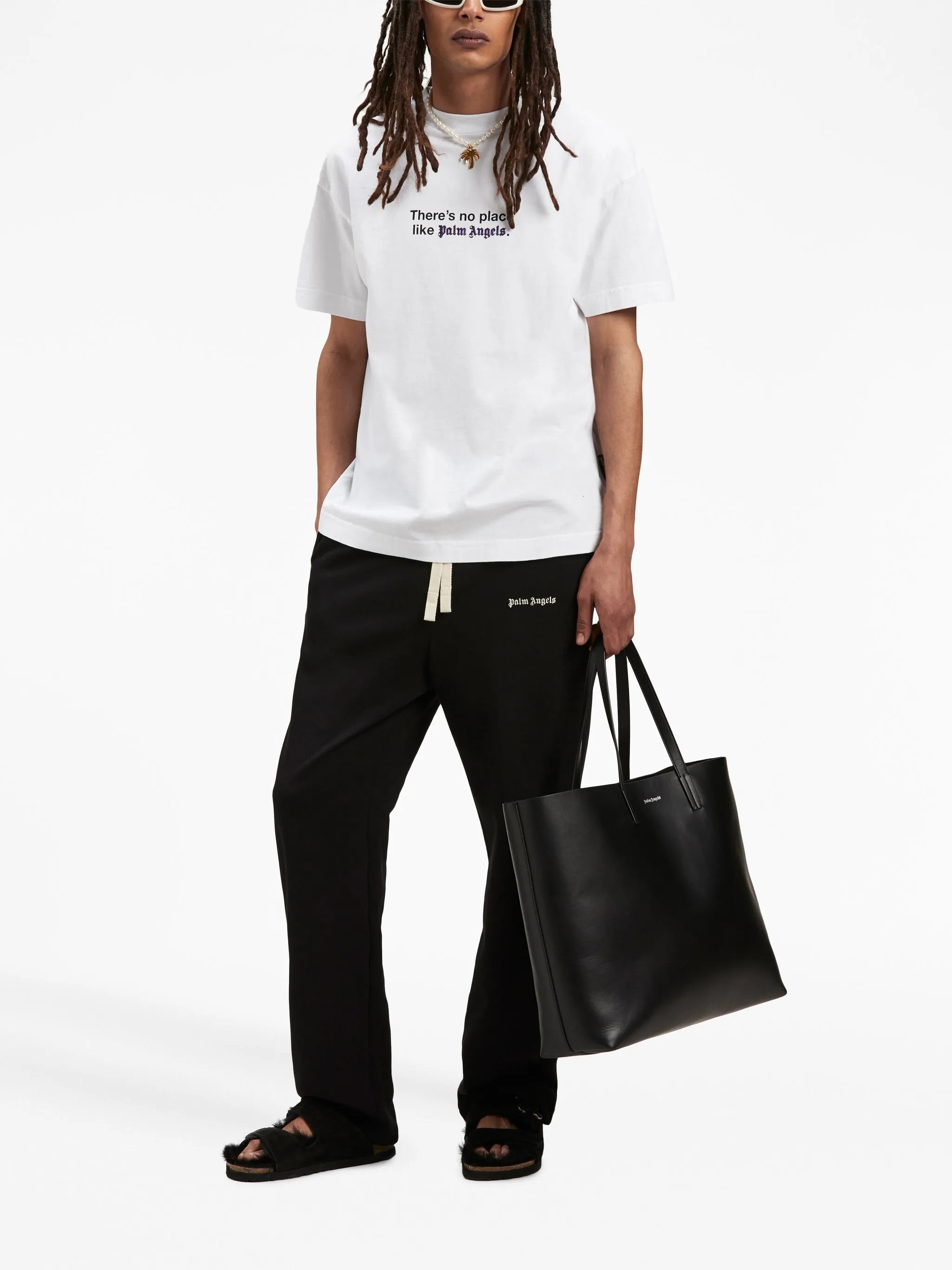 embroidered-logo track pants