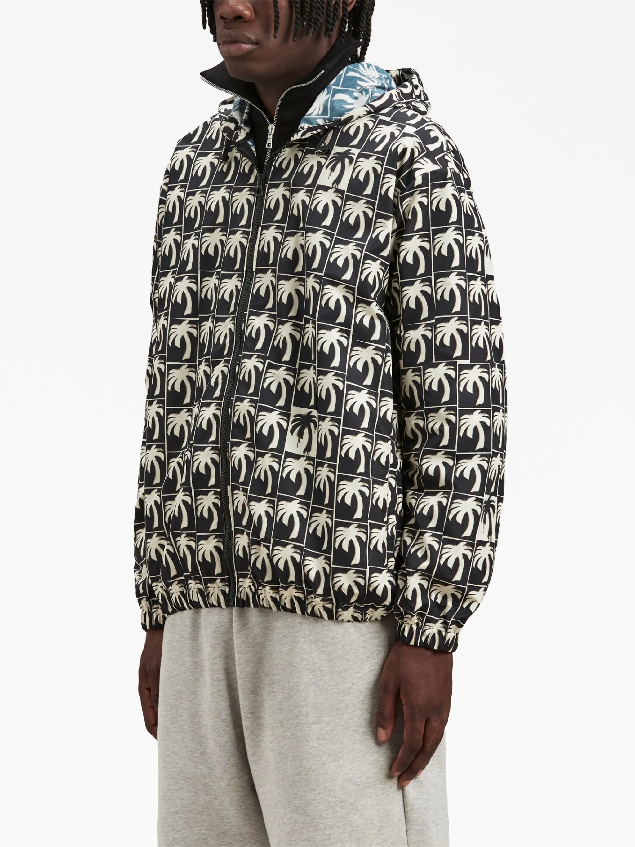 Dripping Palm hooded jacket