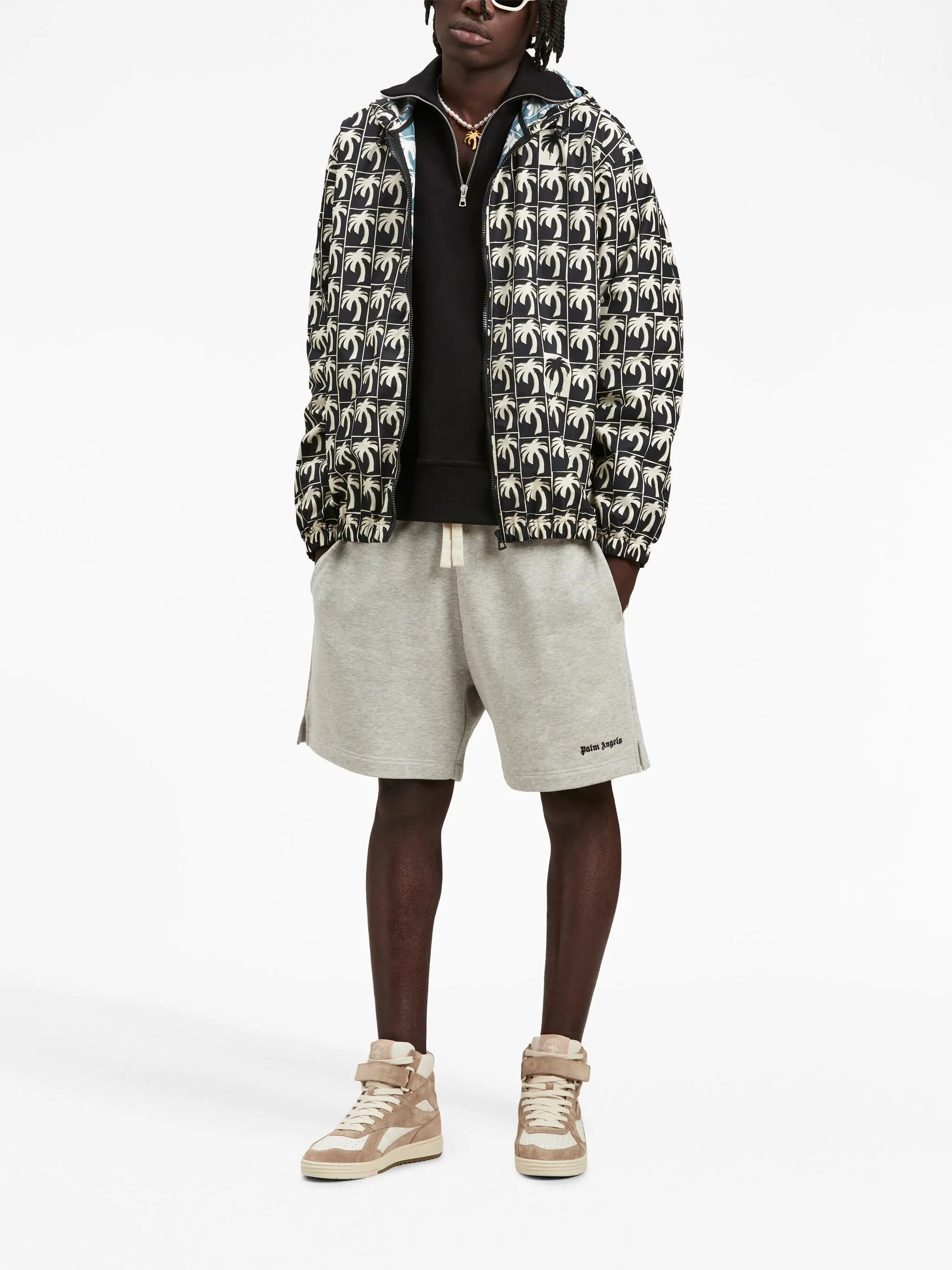 Dripping Palm hooded jacket
