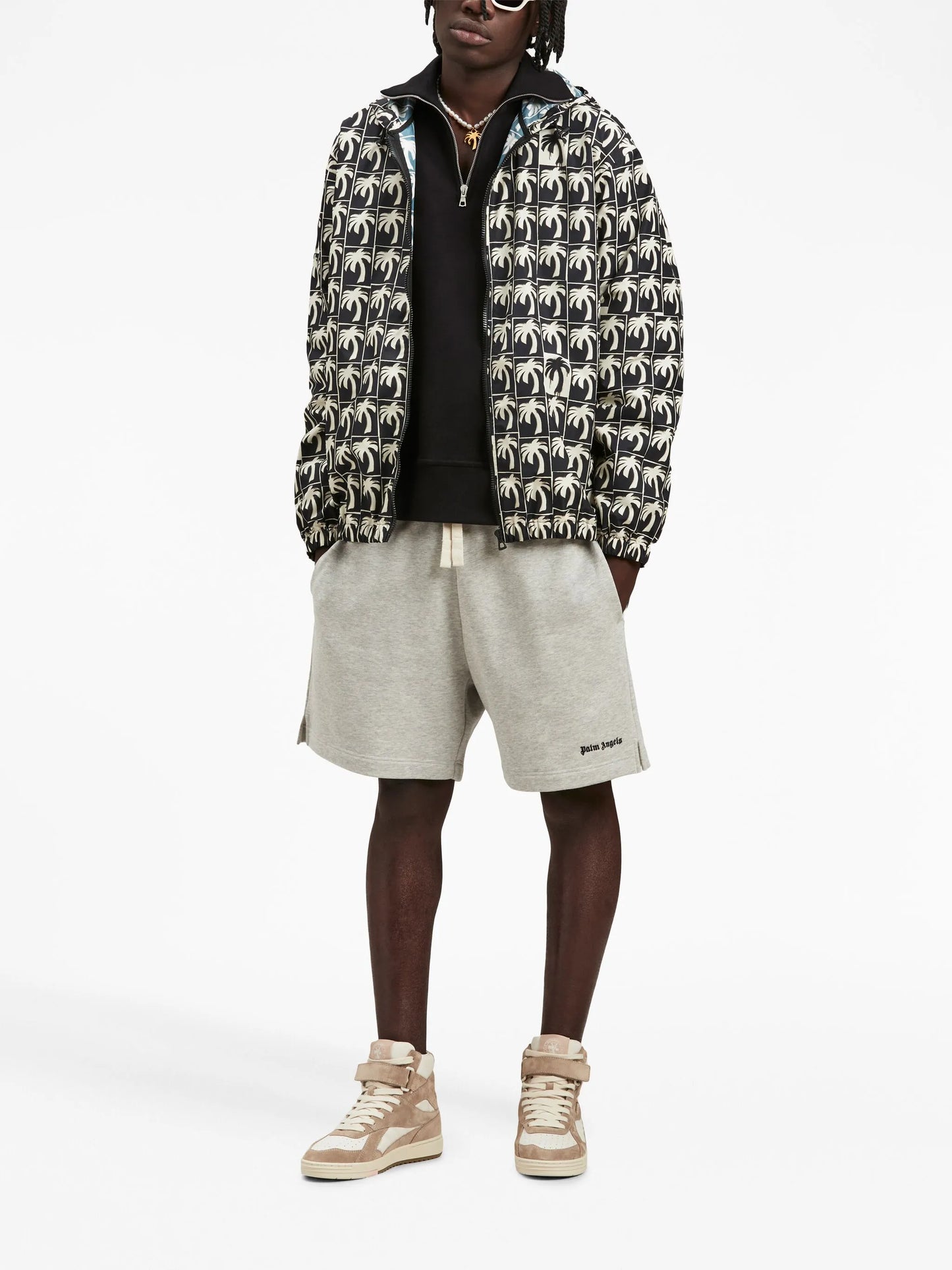 Dripping Palm hooded jacket