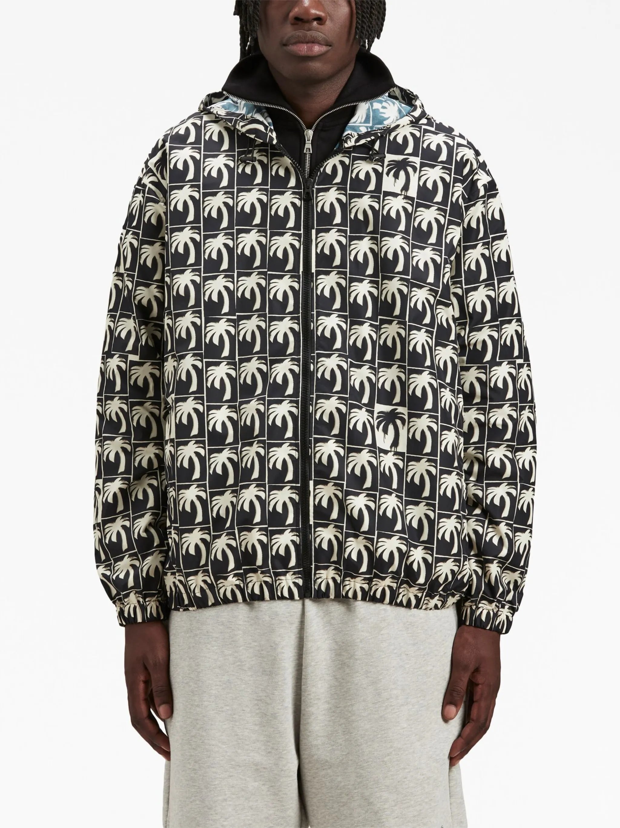 Dripping Palm hooded jacket