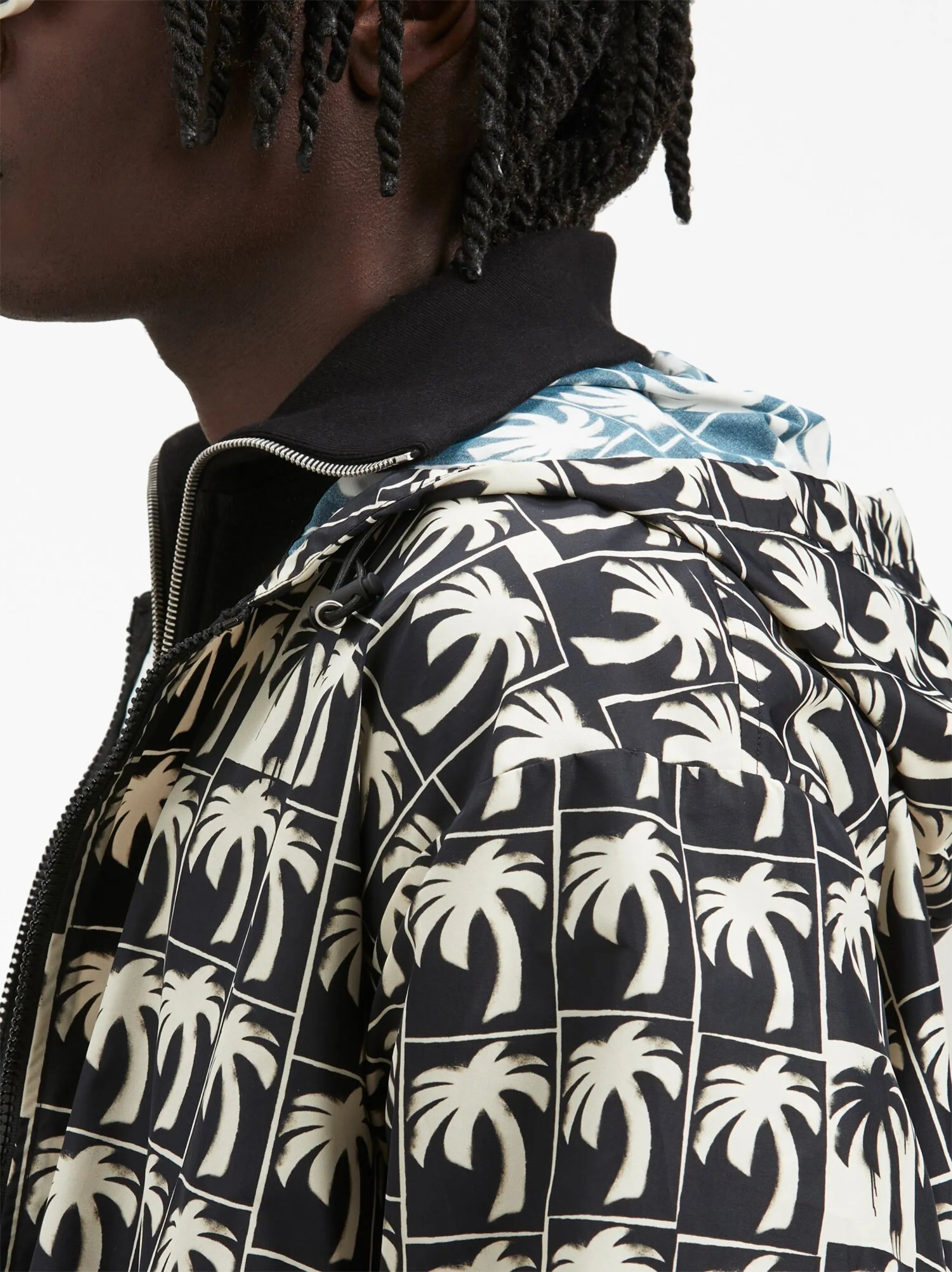 Dripping Palm hooded jacket