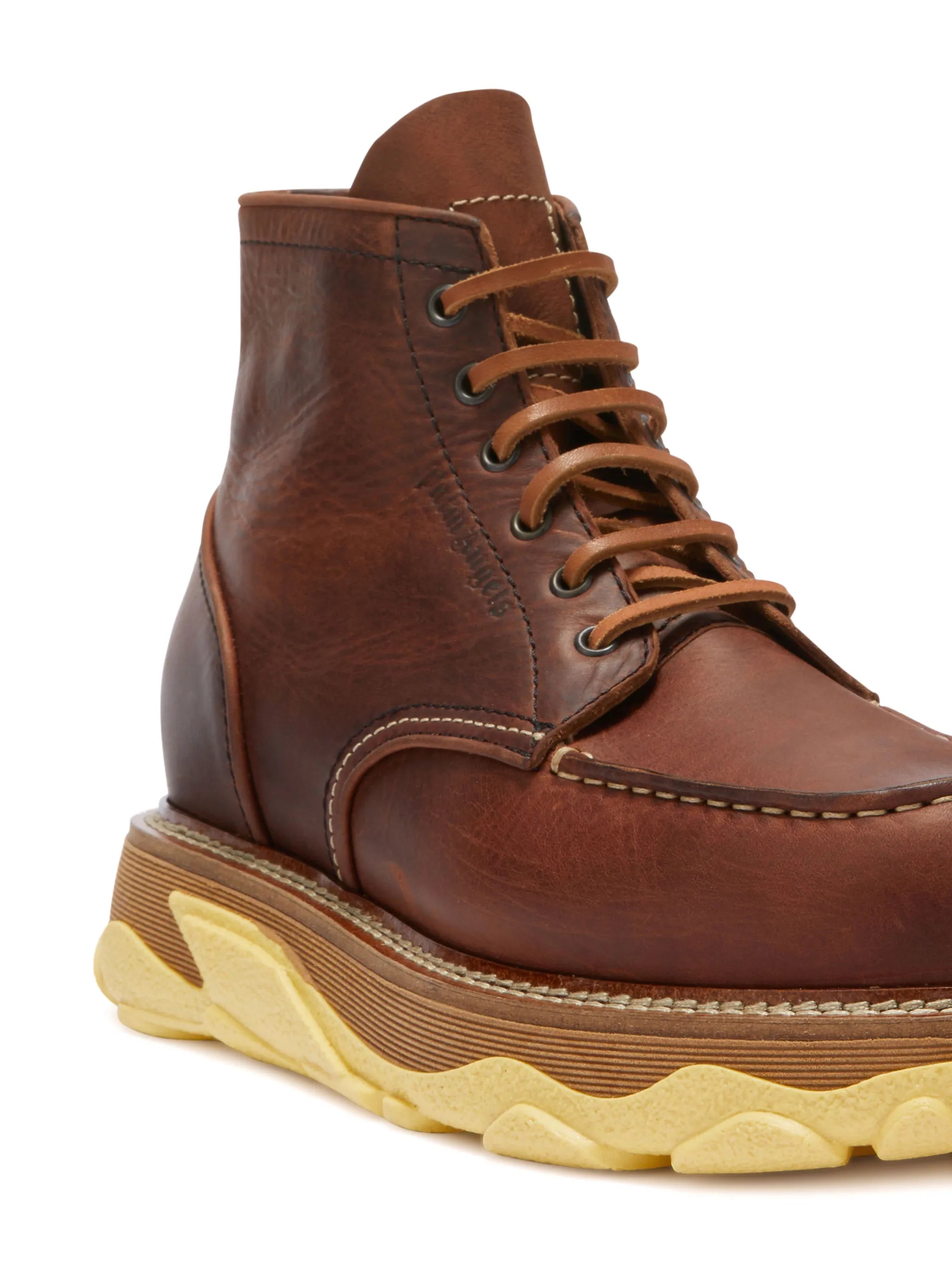 Hybrid lace-up boots