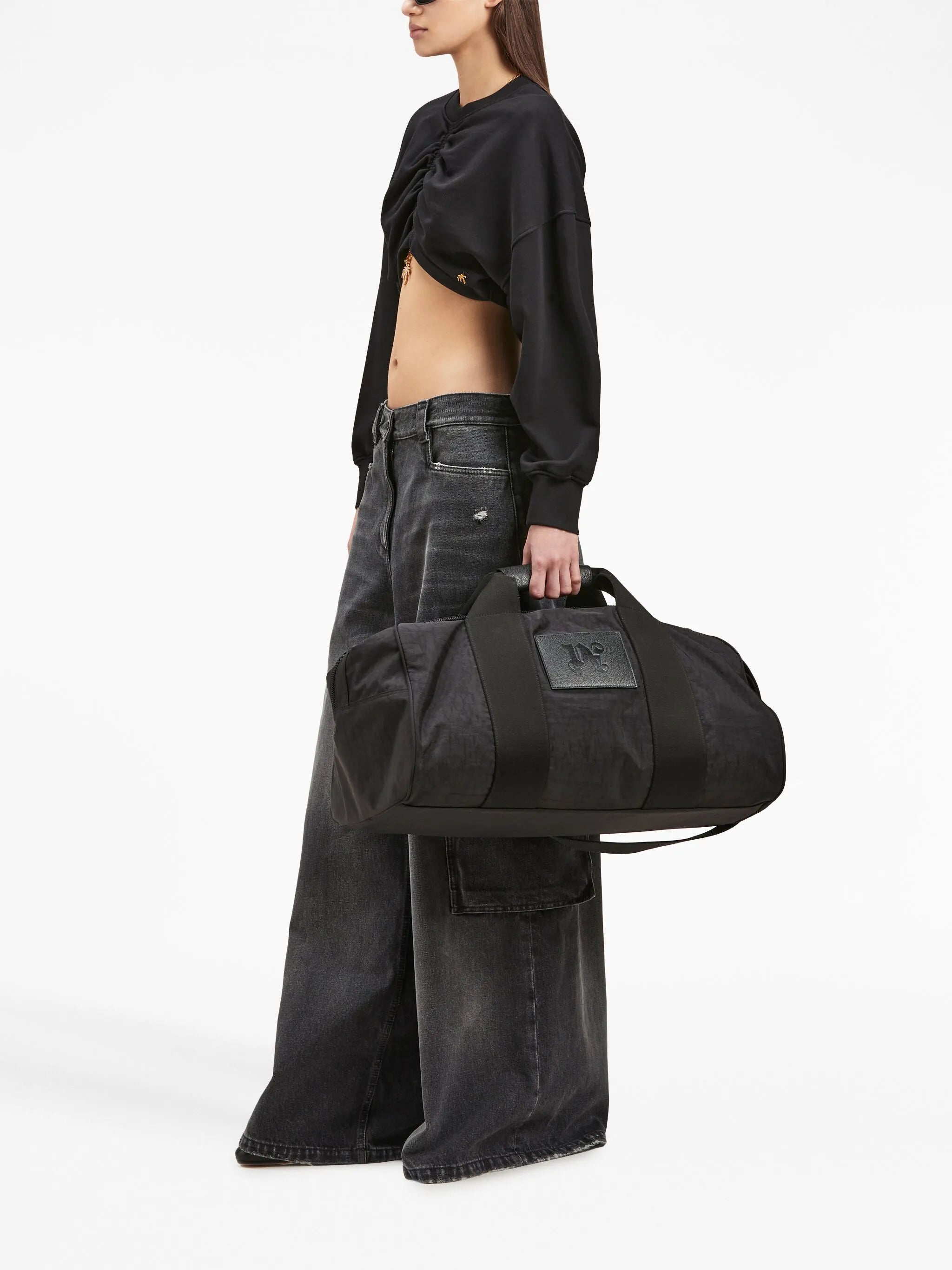 logo-patch holdall bag