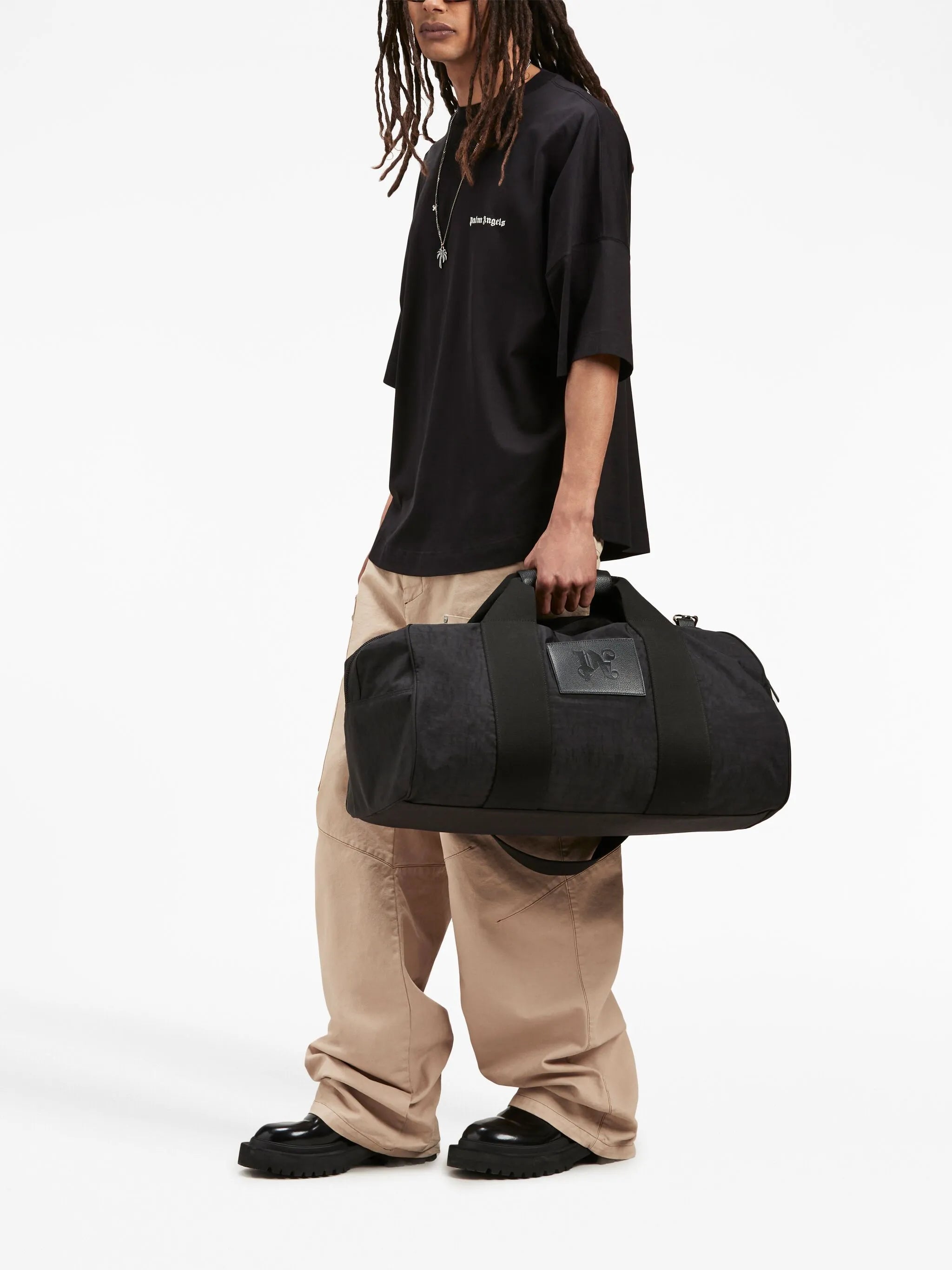 logo-patch holdall bag