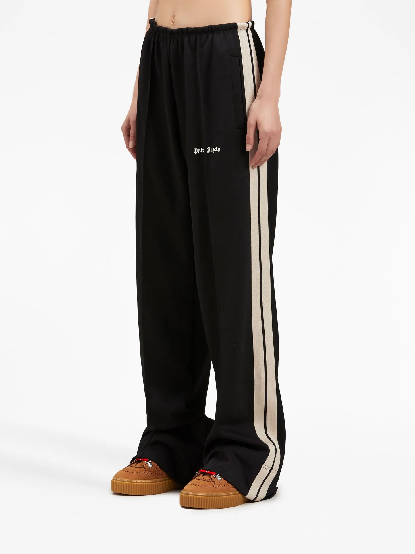 stripe-detail loose-fit track pants