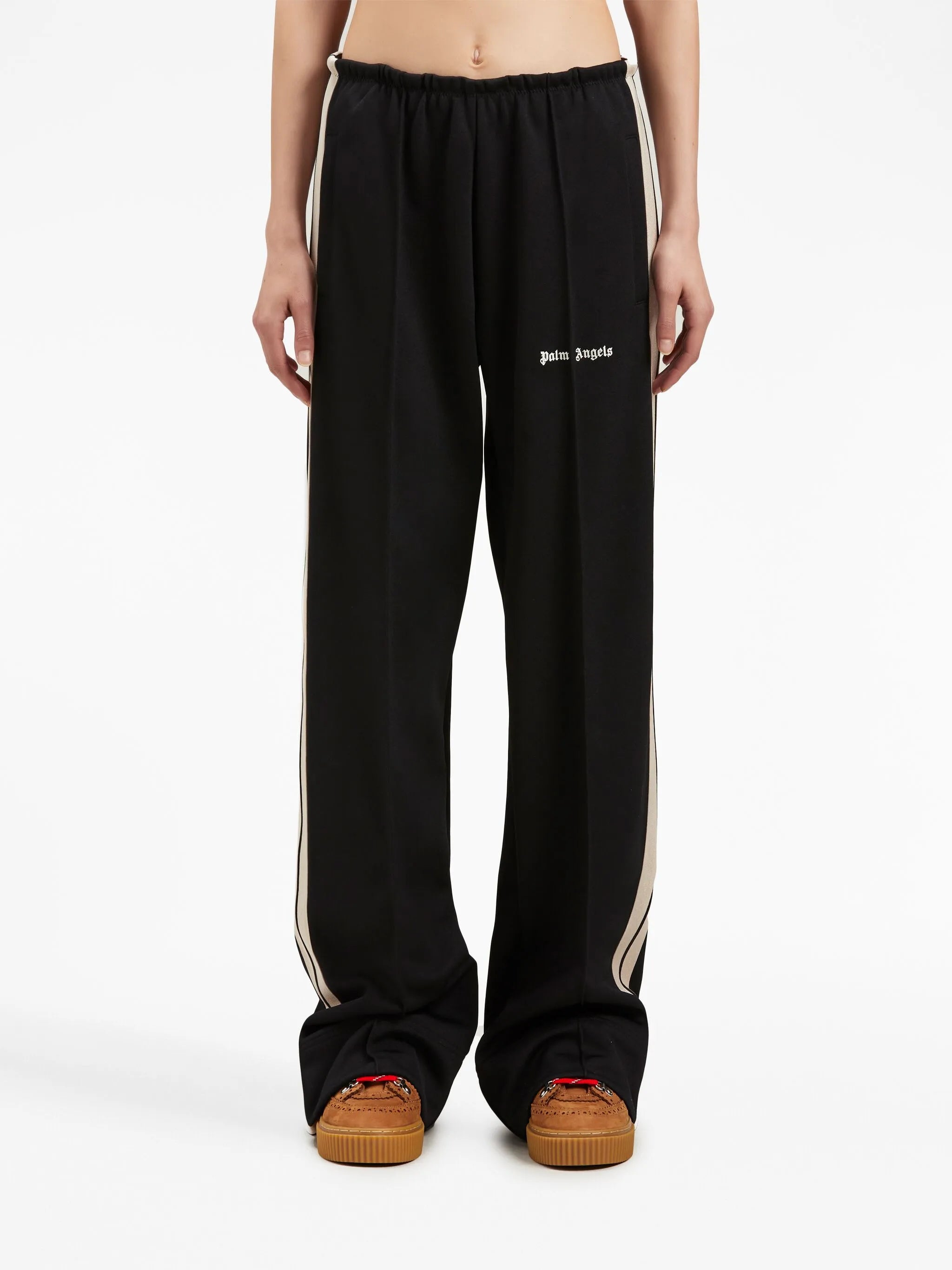 stripe-detail loose-fit track pants