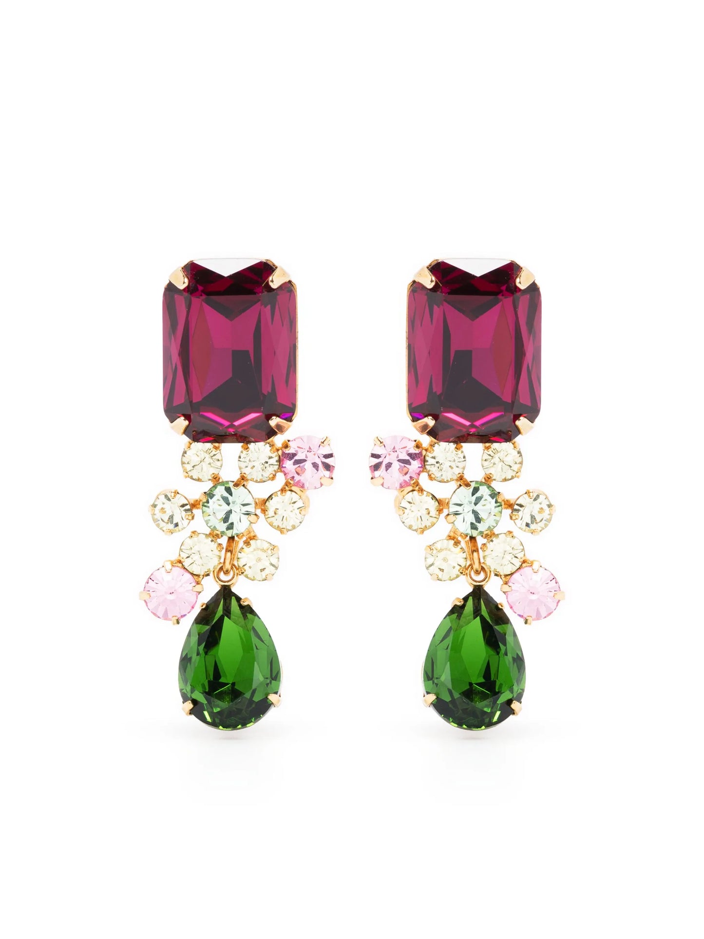 Eliza crystal-embellished earrings