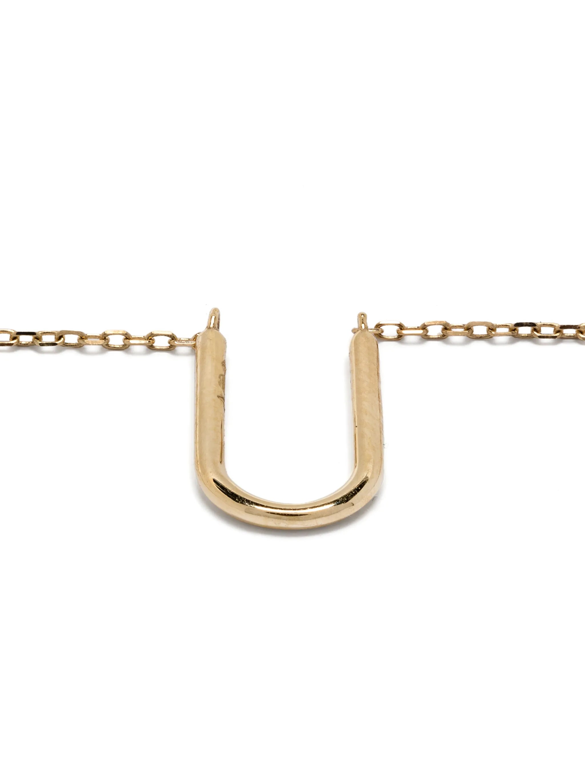 18kt yellow gold Danaé diamond earring