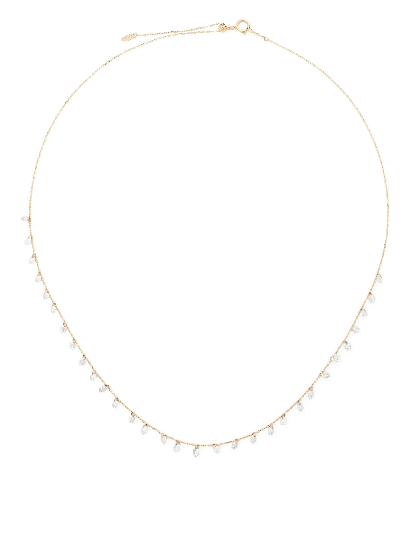 18kt yellow gold Danae diamond necklace