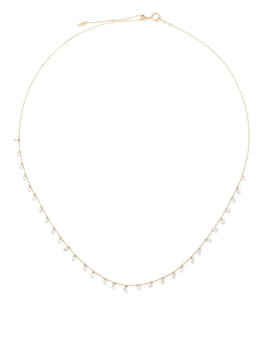 18kt yellow gold Danae diamond necklace