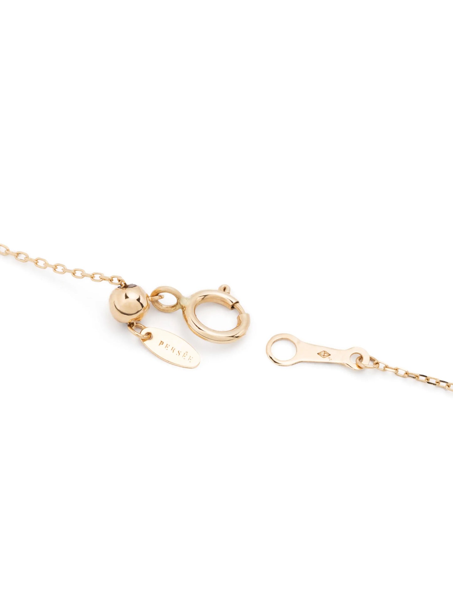 18kt yellow gold Danae diamond necklace