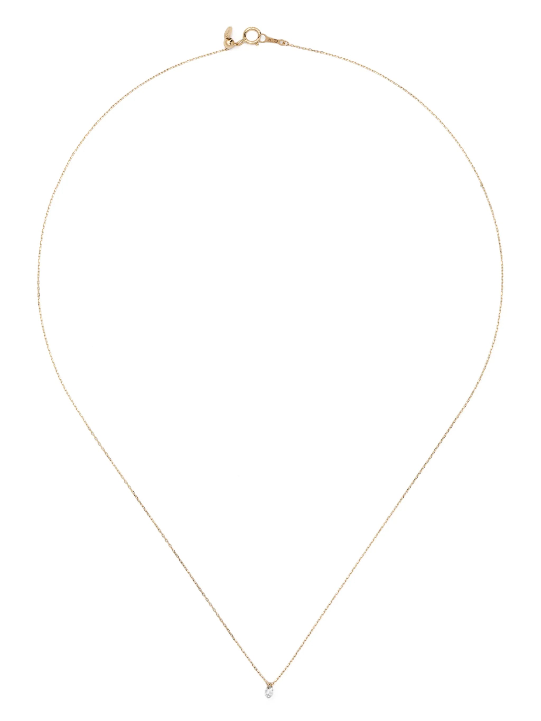 18kt yellow gold Danae diamond necklace