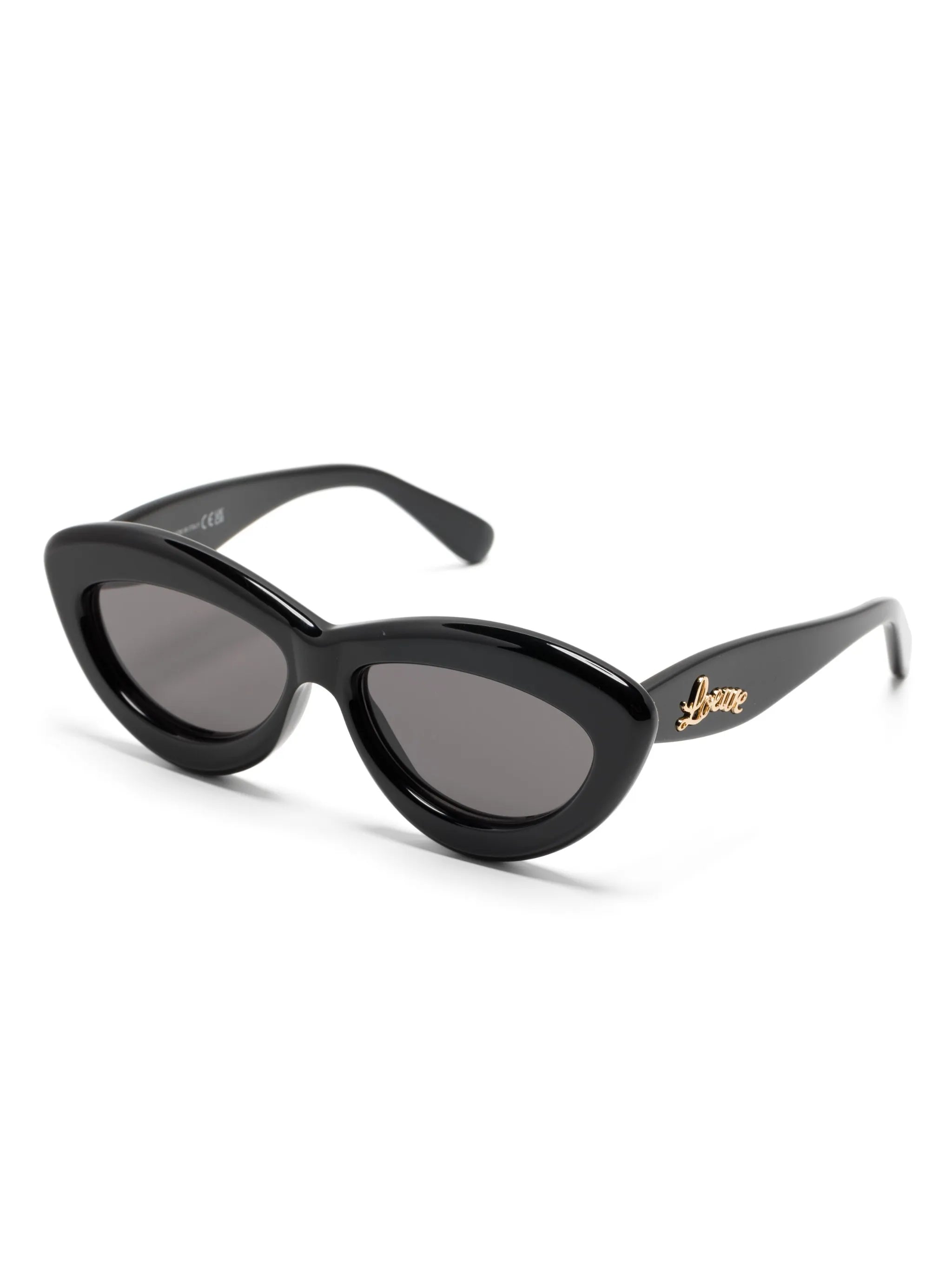 logo-plaque tinted sunglasses