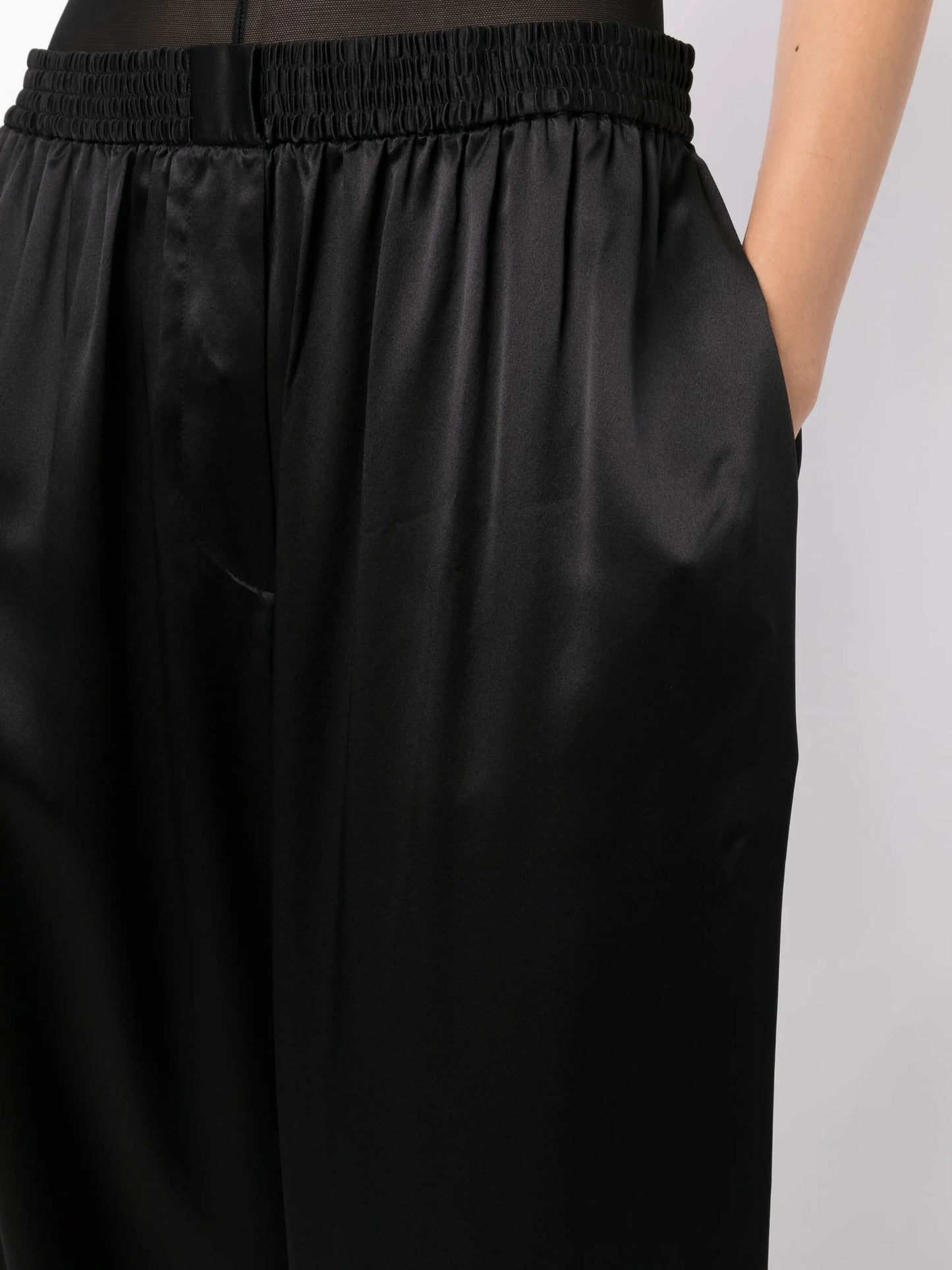 layered mesh boxer trousers