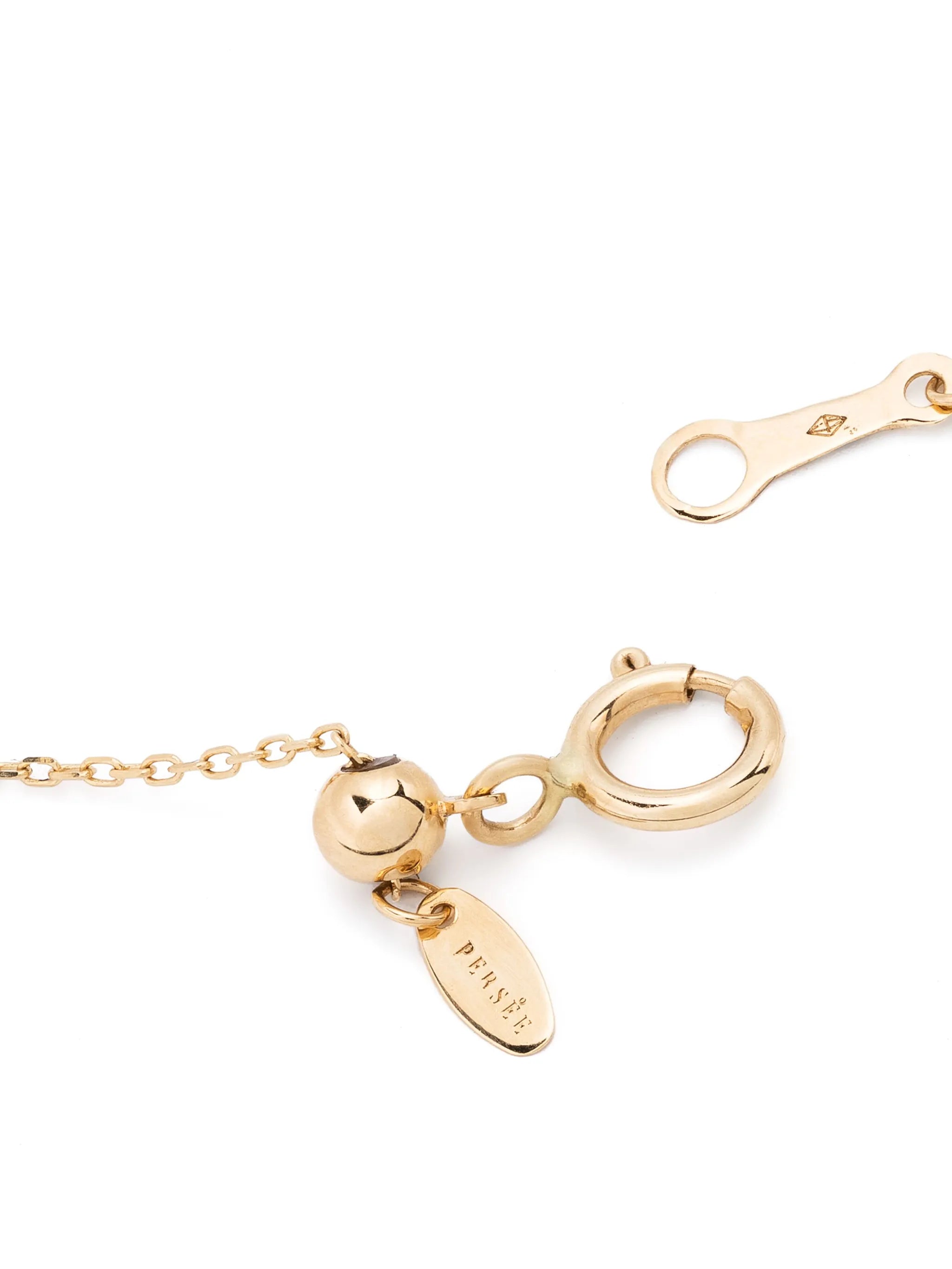 18kt yellow gold Danae diamond necklace
