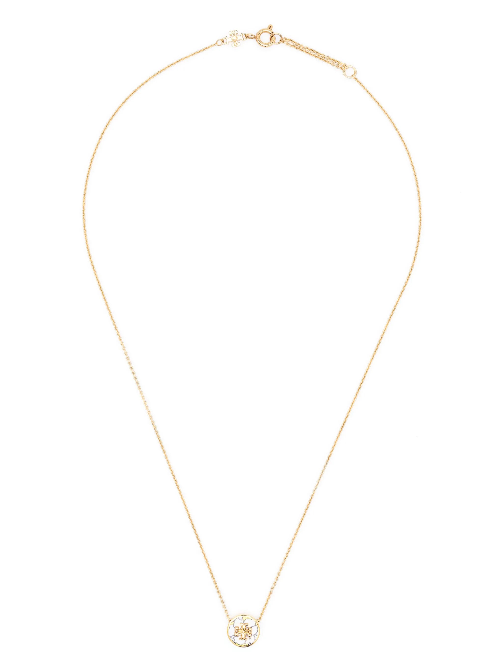 Kira floral-pendant necklace
