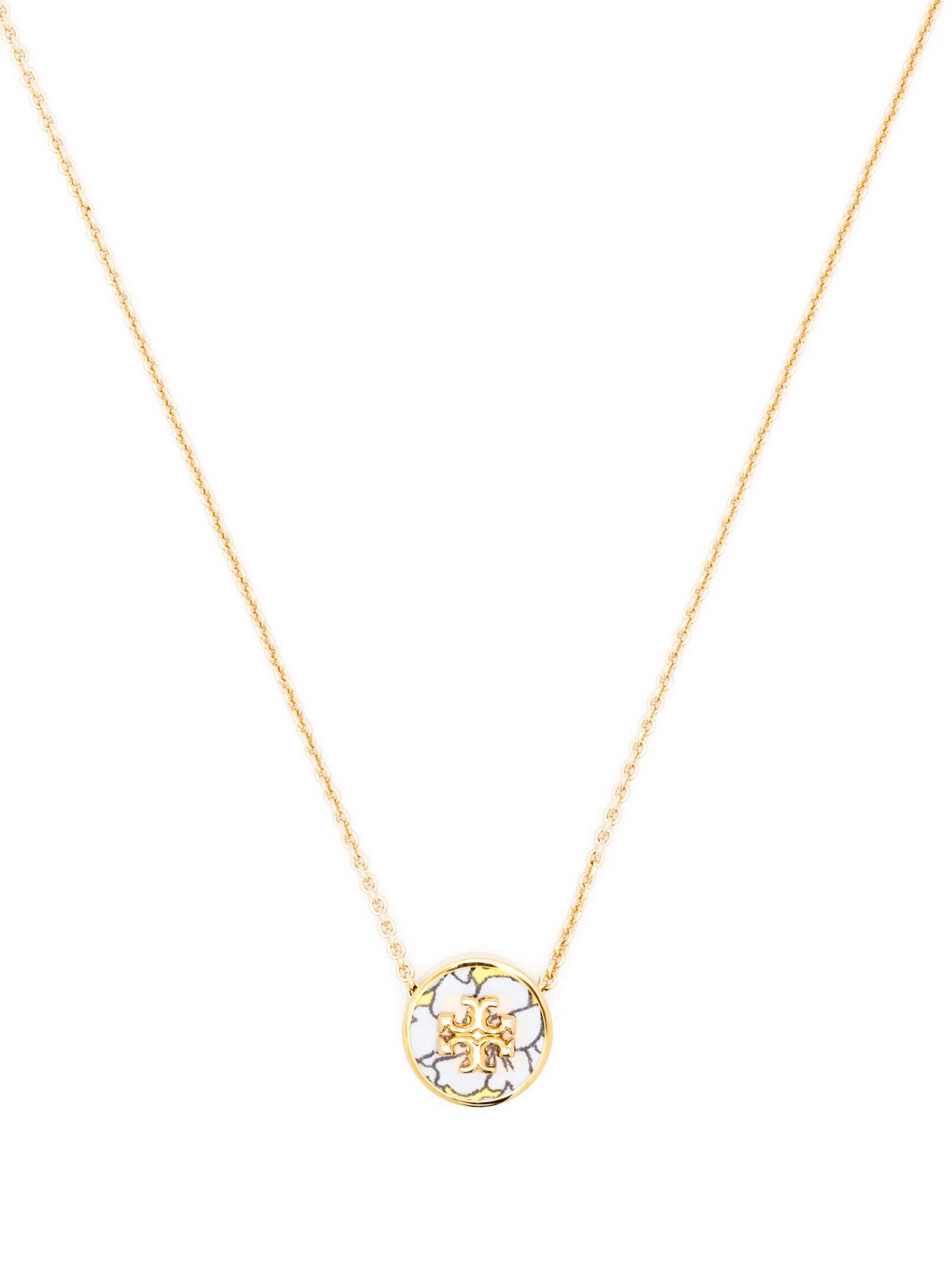 Kira floral-pendant necklace