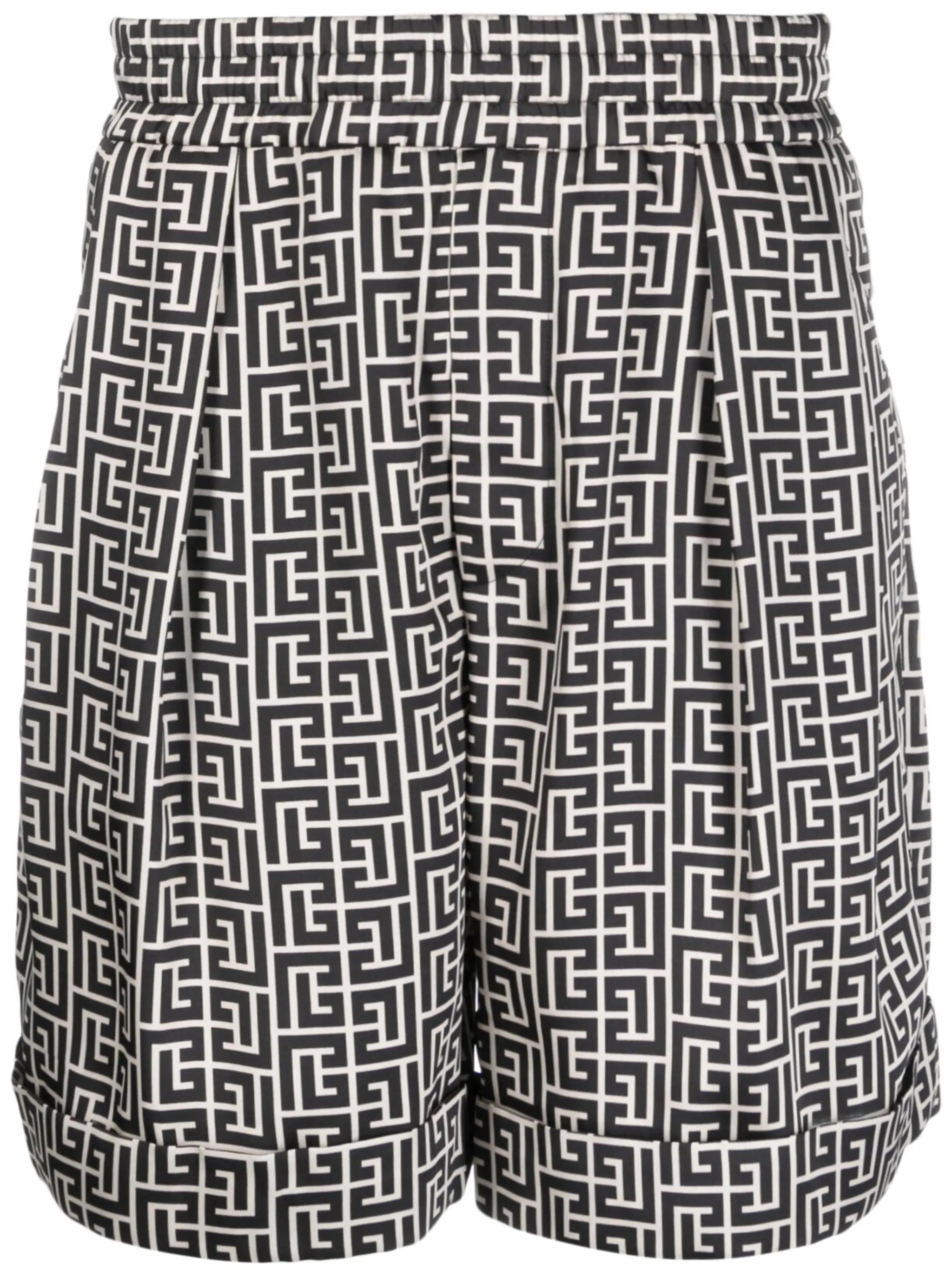 monogram-print bermuda shorts