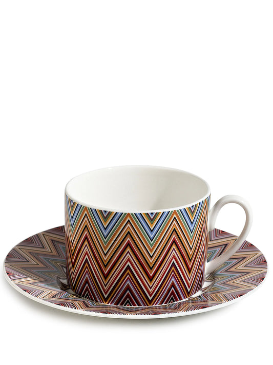 Zig Zag Jarris porcelain tea set