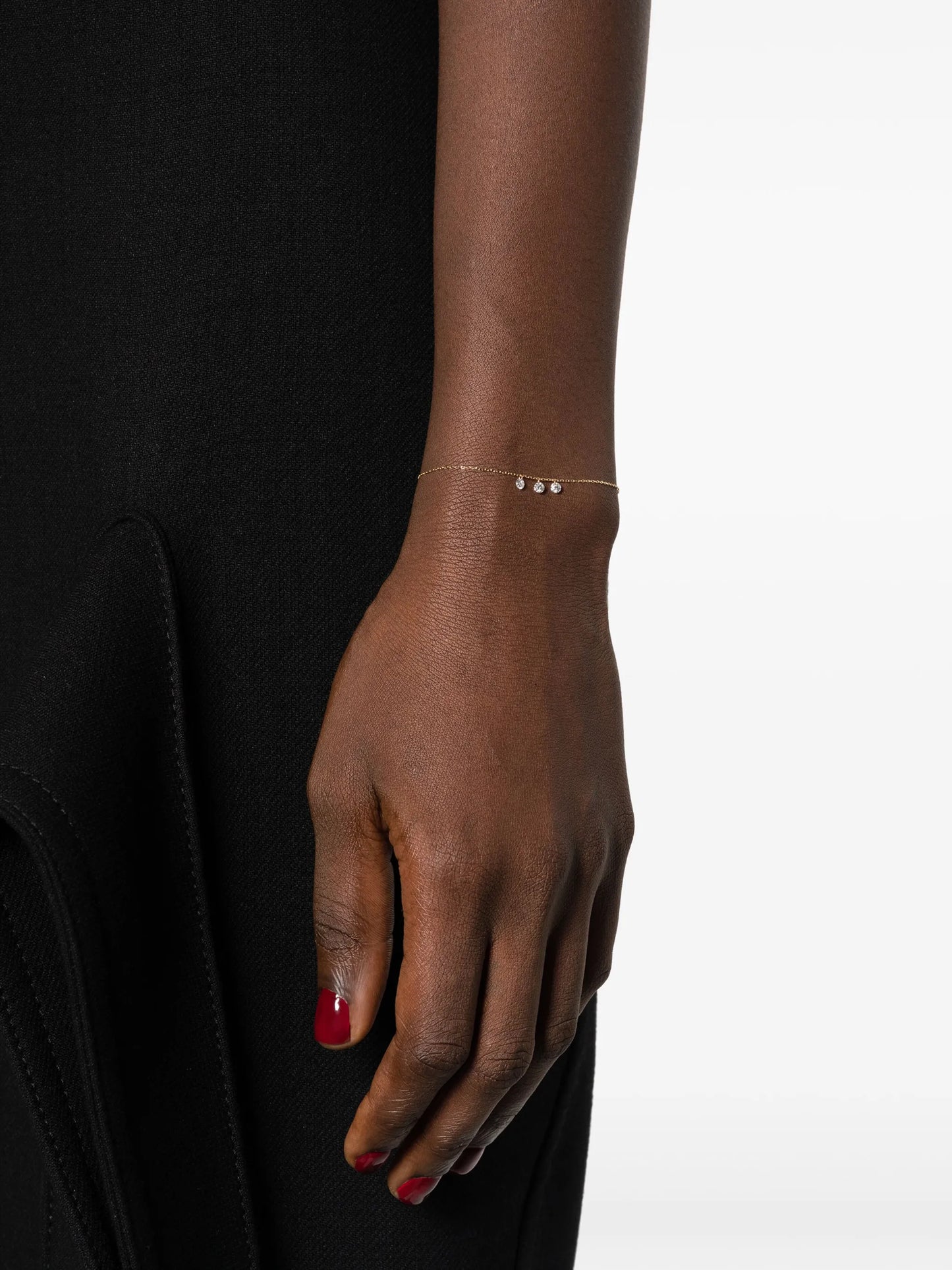 18kt yellow gold Danae Ligne diamond bracelet