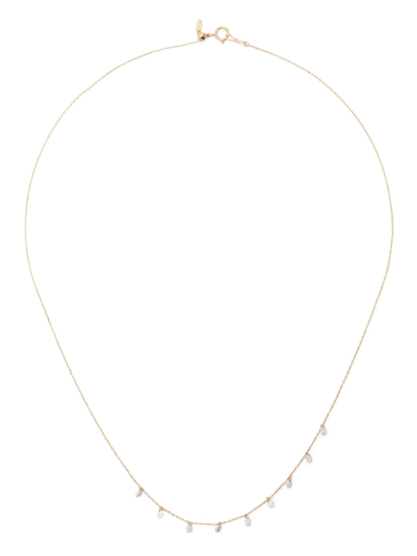 18kt yellow gold Danae diamond necklace