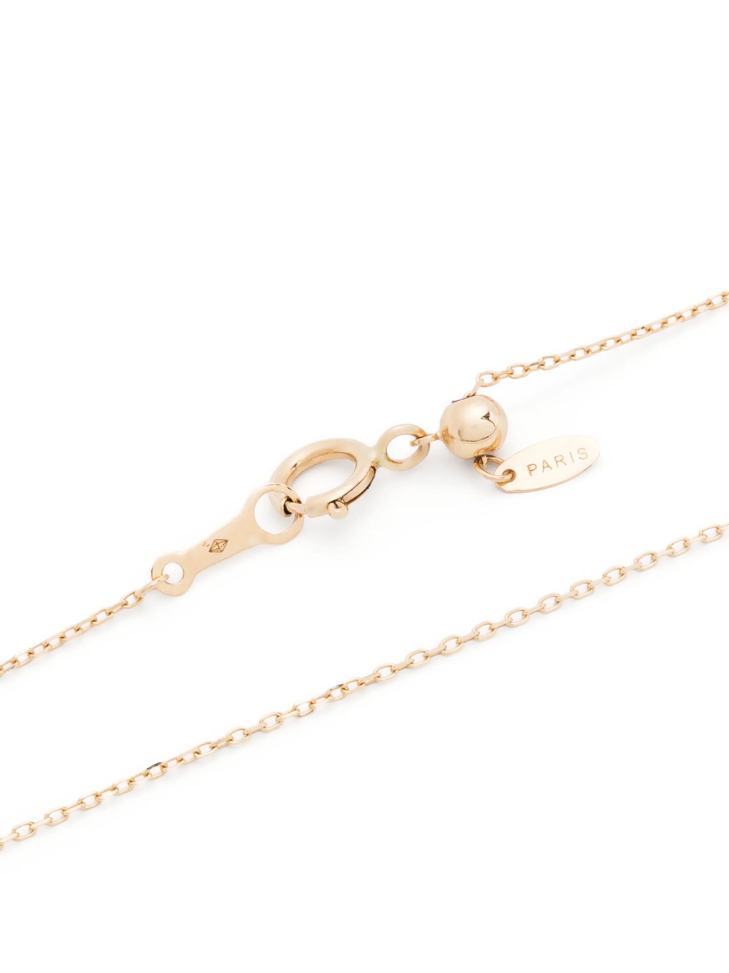 18kt yellow gold Danae diamond necklace