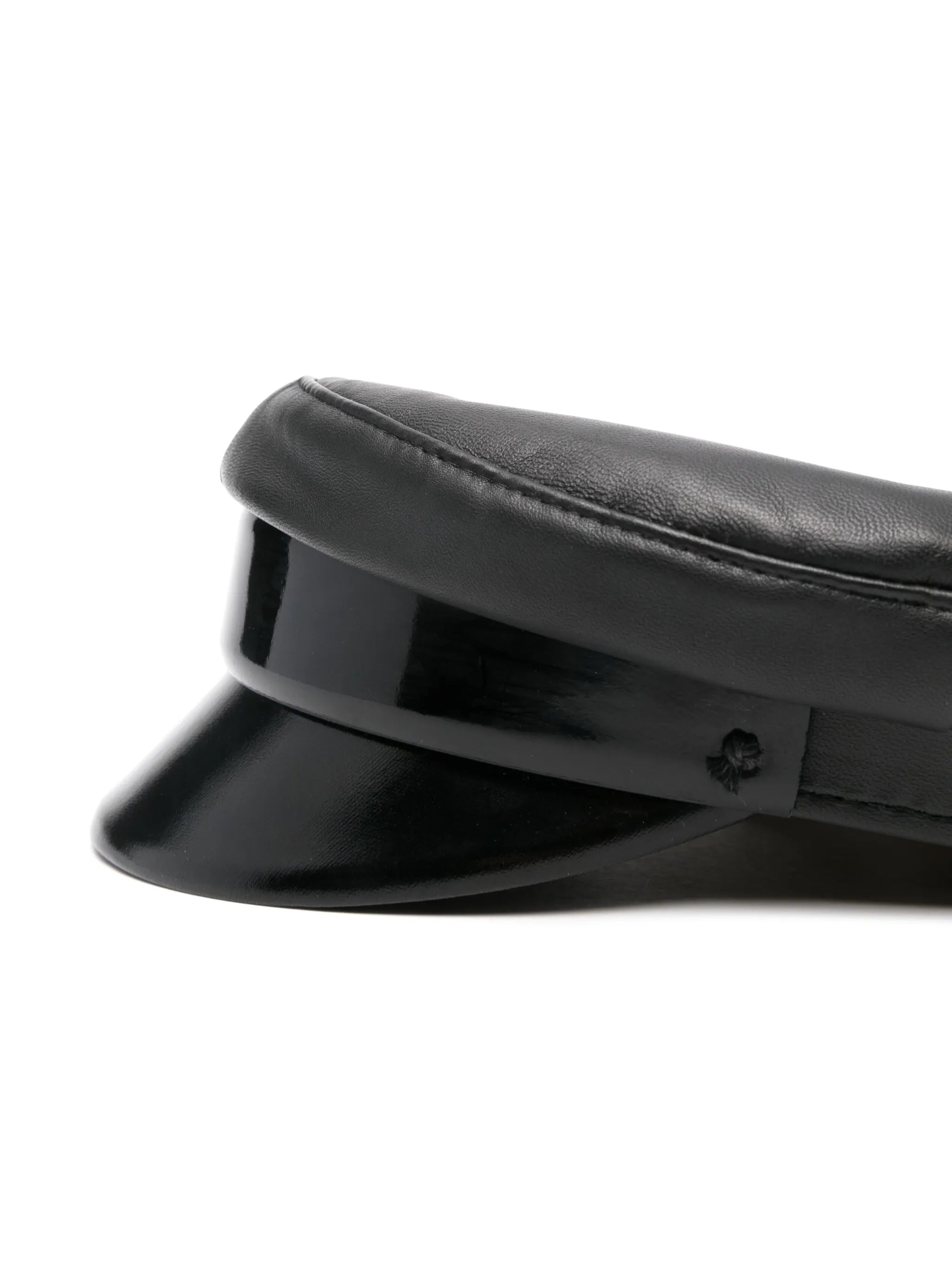 tonal leather Breton hat