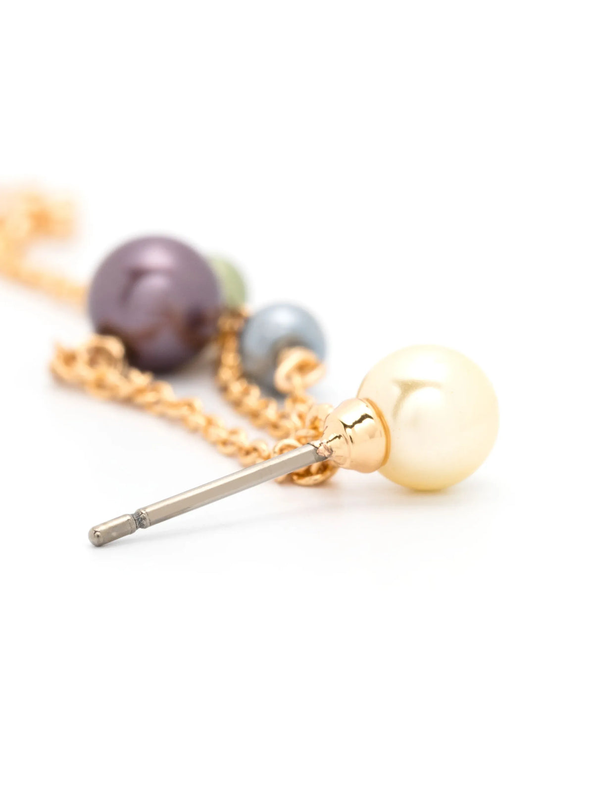 Kira Pearl Linear drop earrings
