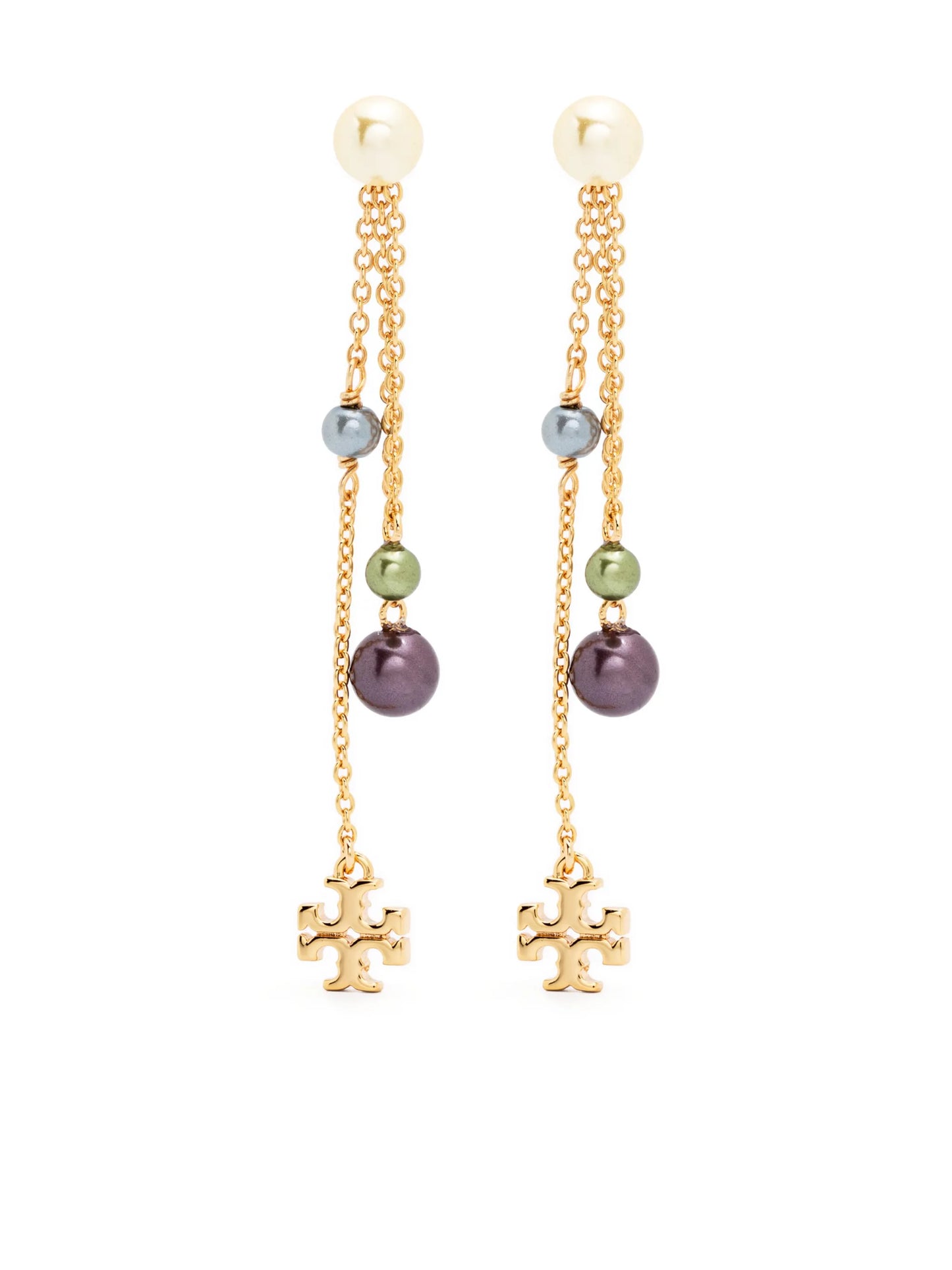 Kira Pearl Linear drop earrings