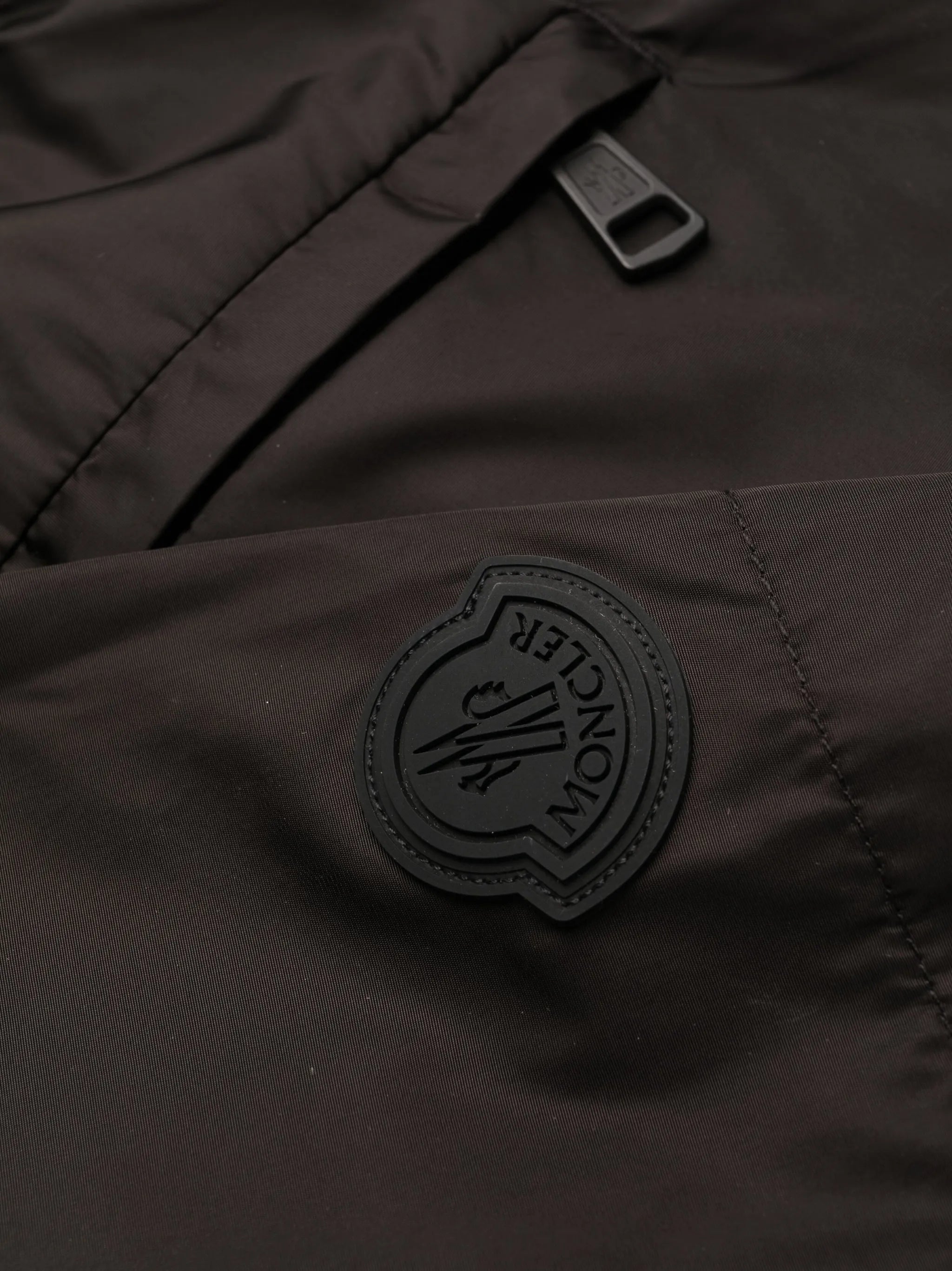 logo-patch swim shorts