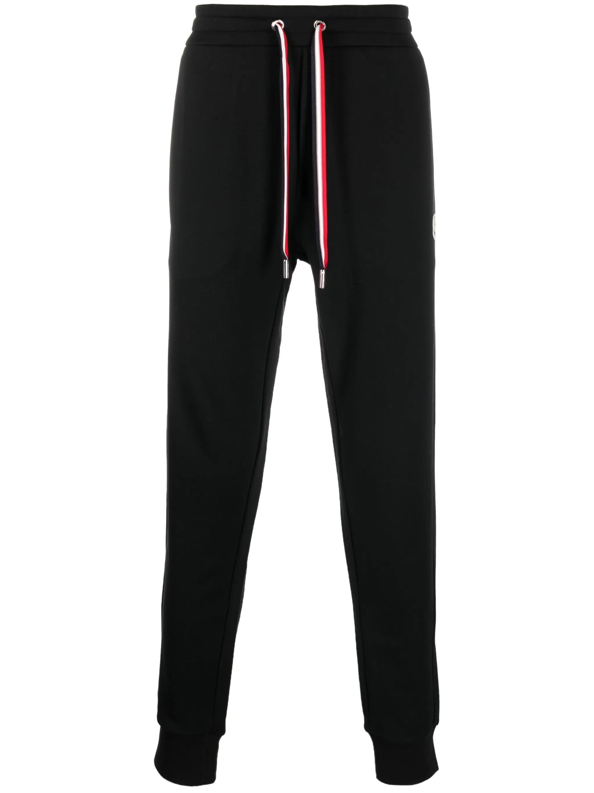 logo-patch cotton track pants